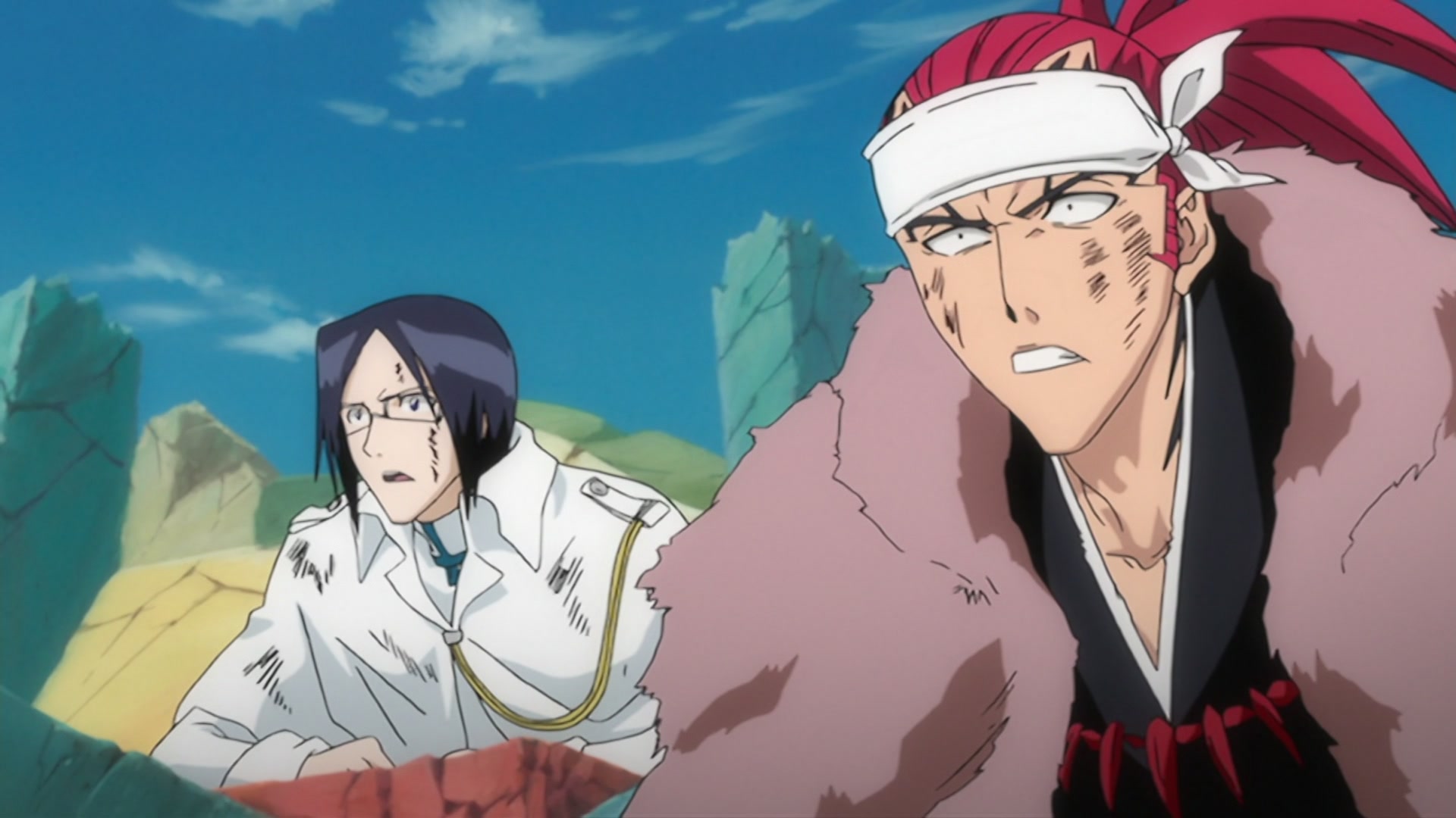 Bleach Ep 195: The Ultimate Union! Pesche's Seriousness @ 00:13:42
