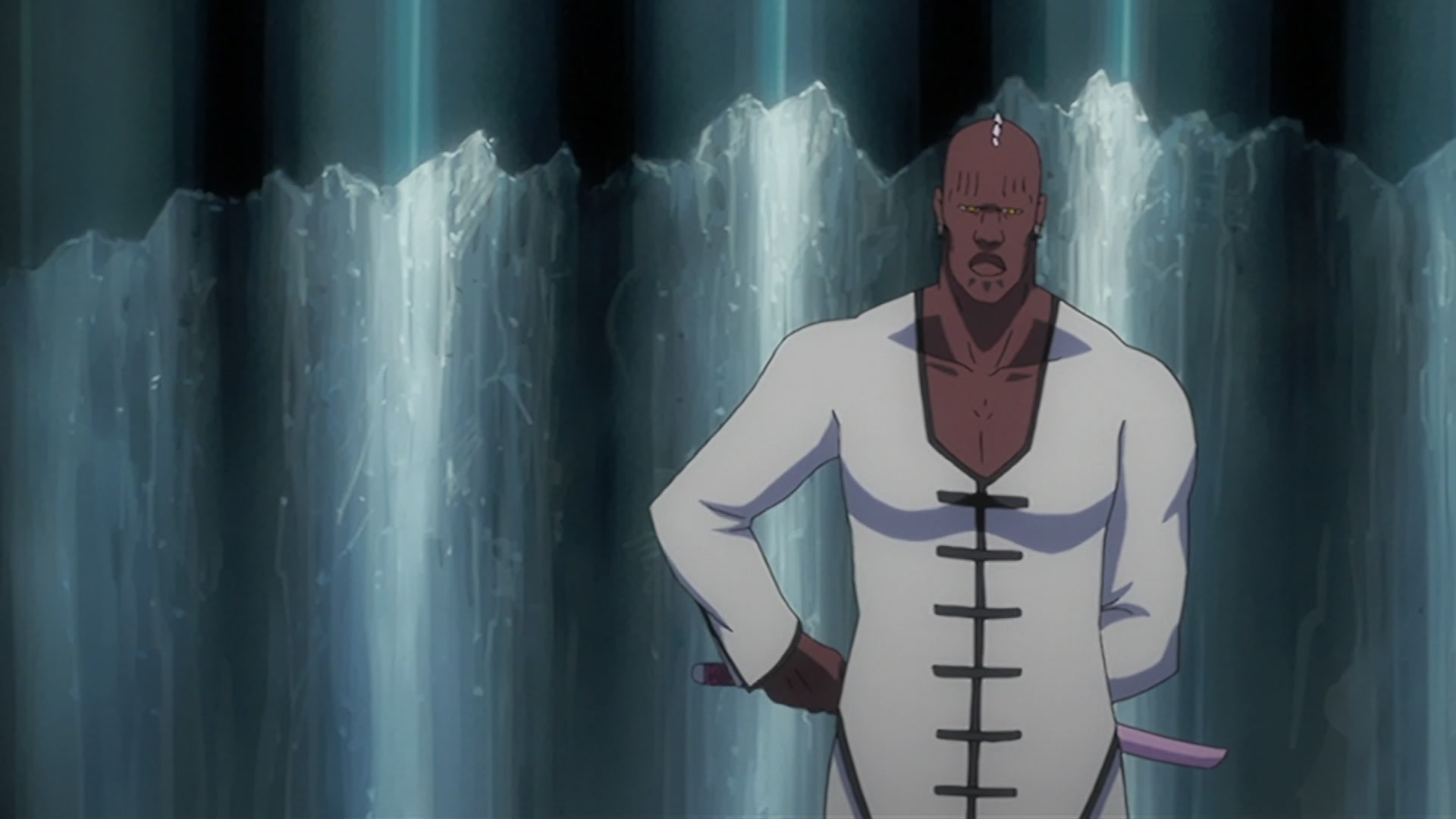 Bleach Ep 195: The Ultimate Union! Pesche's Seriousness @ 00:16:58