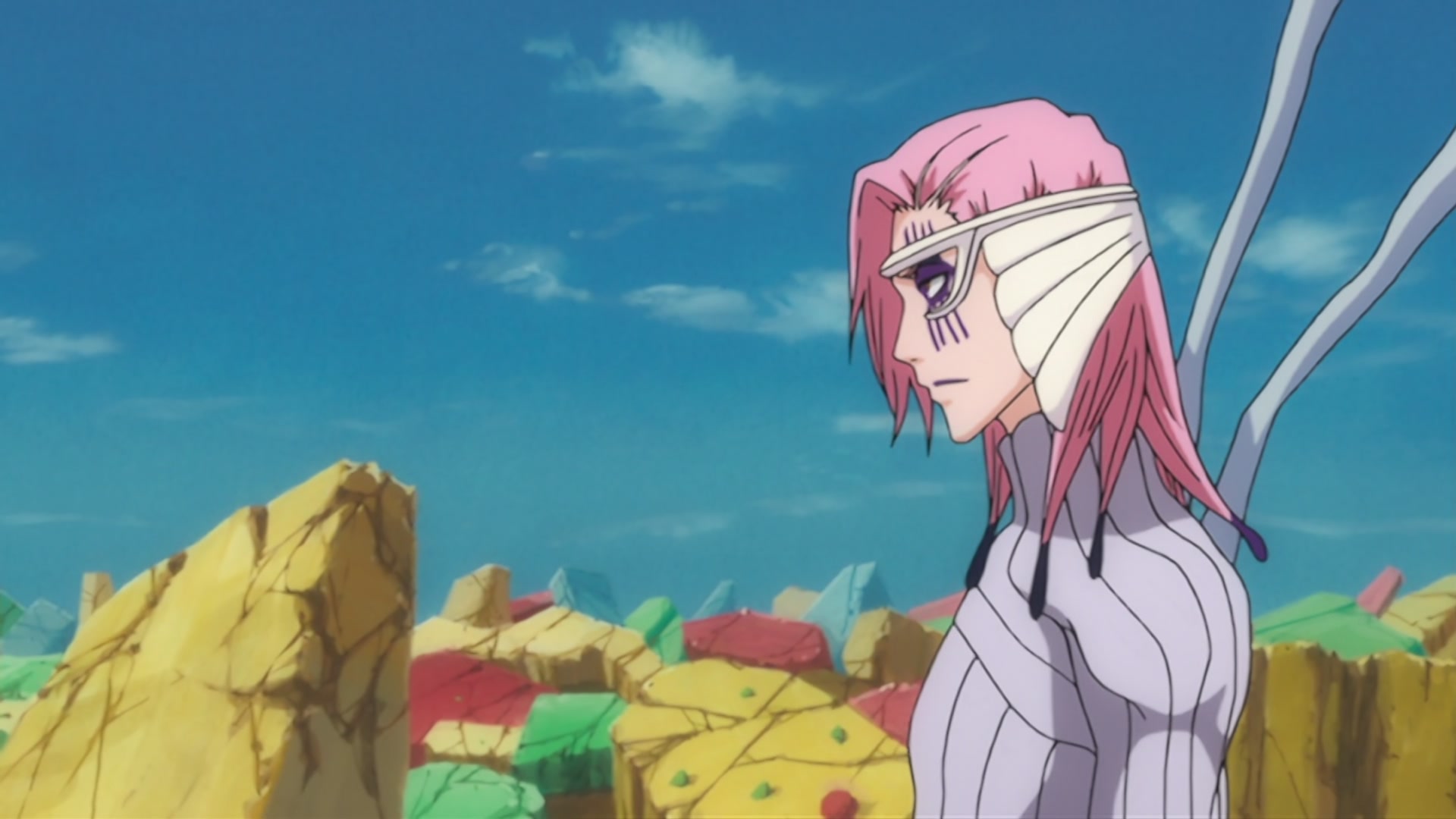 Bleach Ep 200: The Hardest Body!? Cut Down Nnoitra @ 00:02:30