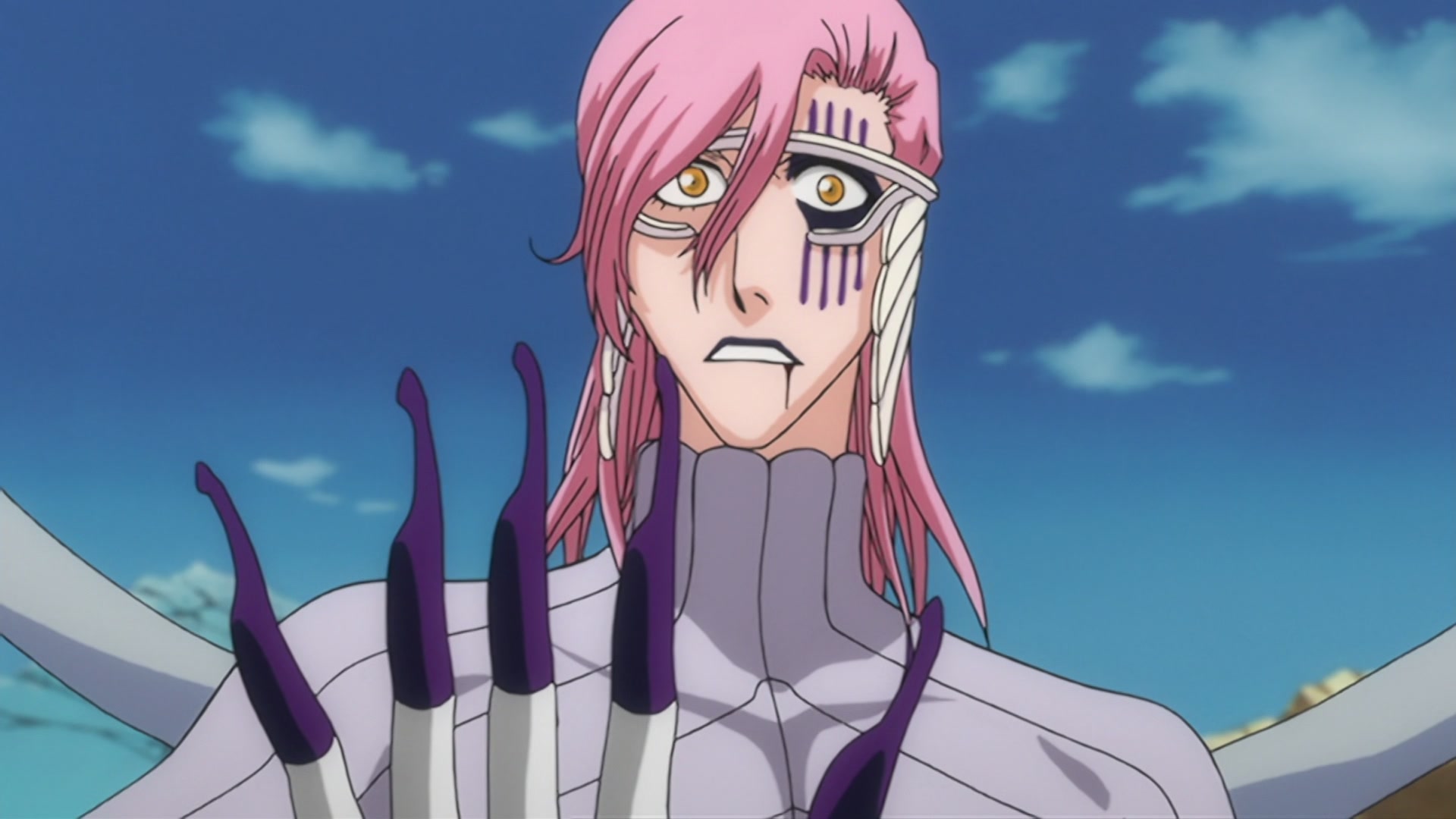 Bleach Ep 200: The Hardest Body!? Cut Down Nnoitra @ 00:05:49