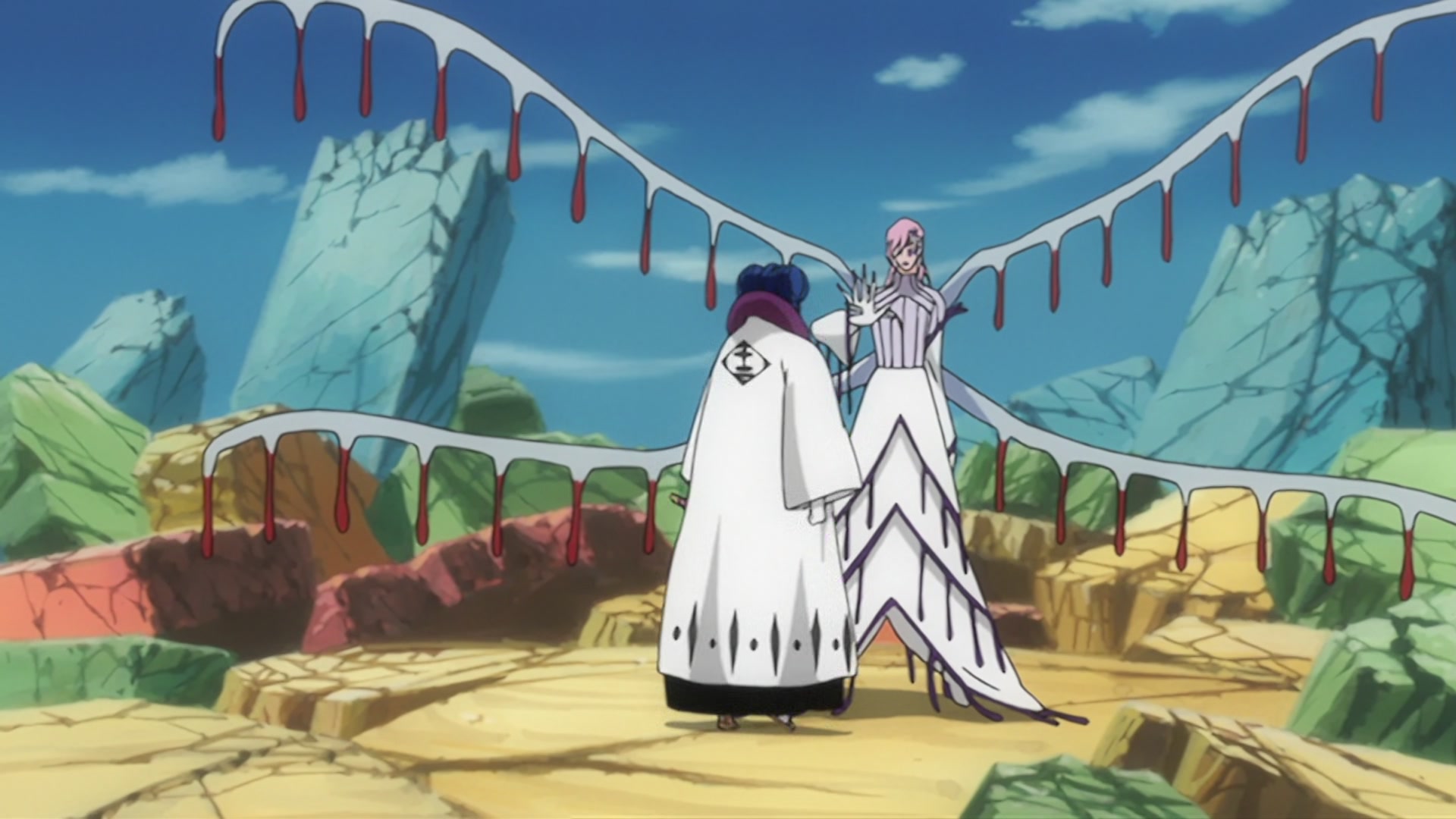 Bleach Ep 200: The Hardest Body!? Cut Down Nnoitra @ 00:07:13