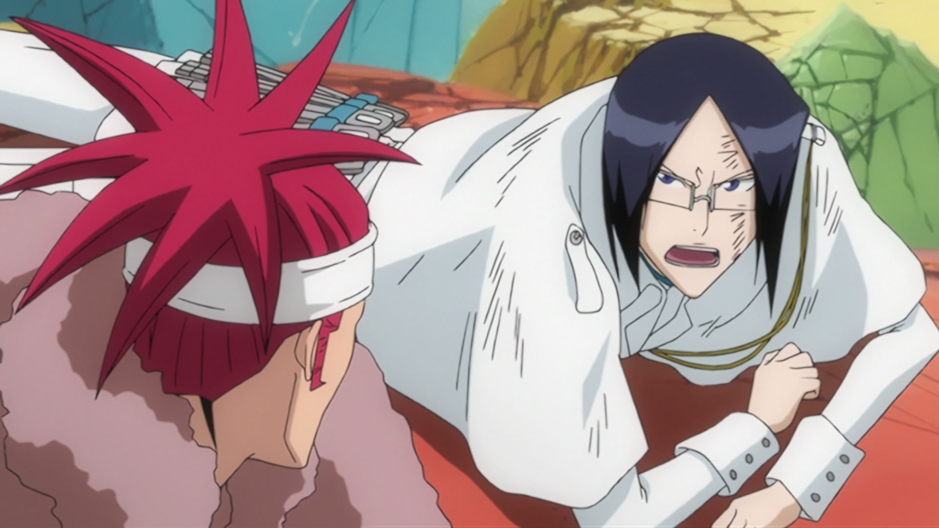 Bleach Ep 200: The Hardest Body!? Cut Down Nnoitra @ 00:09:37