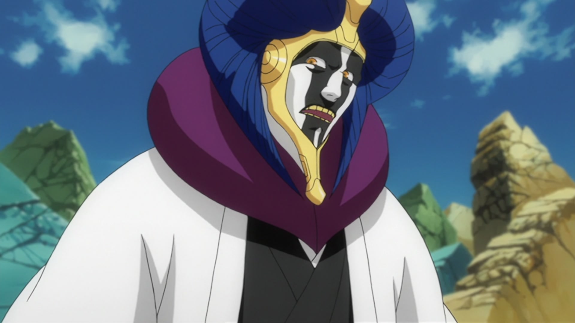 Bleach Ep 200: The Hardest Body!? Cut Down Nnoitra @ 00:10:00