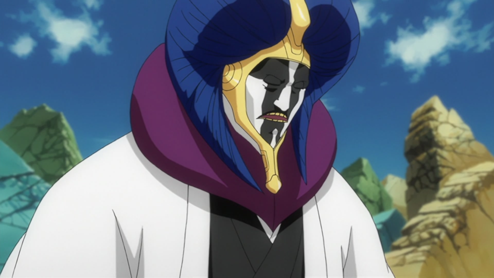Bleach Ep 200: The Hardest Body!? Cut Down Nnoitra @ 00:10:05