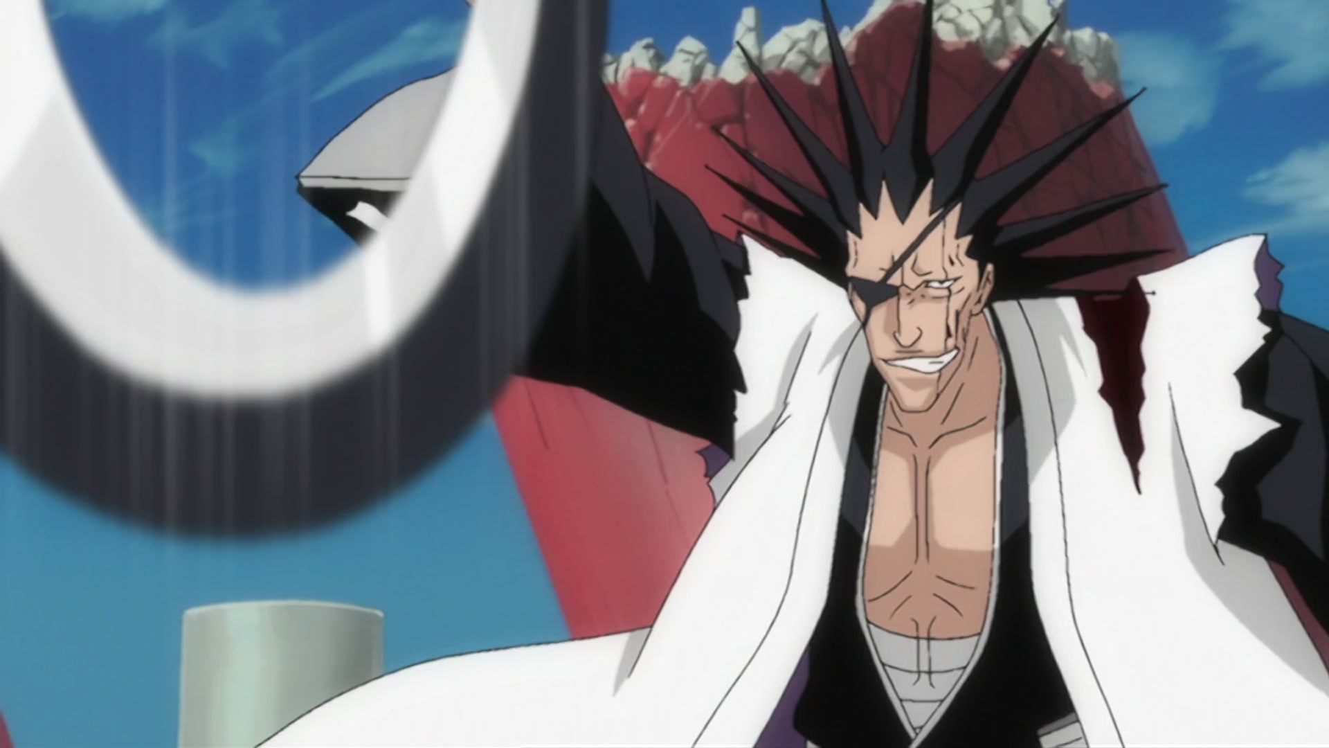 Bleach Ep 200: The Hardest Body!? Cut Down Nnoitra @ 00:13:15