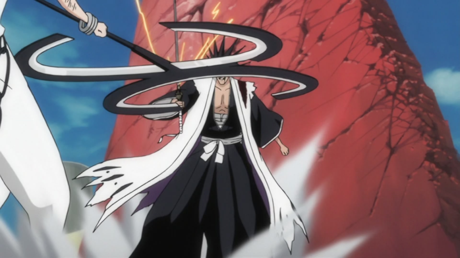 Bleach Ep 200: The Hardest Body!? Cut Down Nnoitra @ 00:13:34