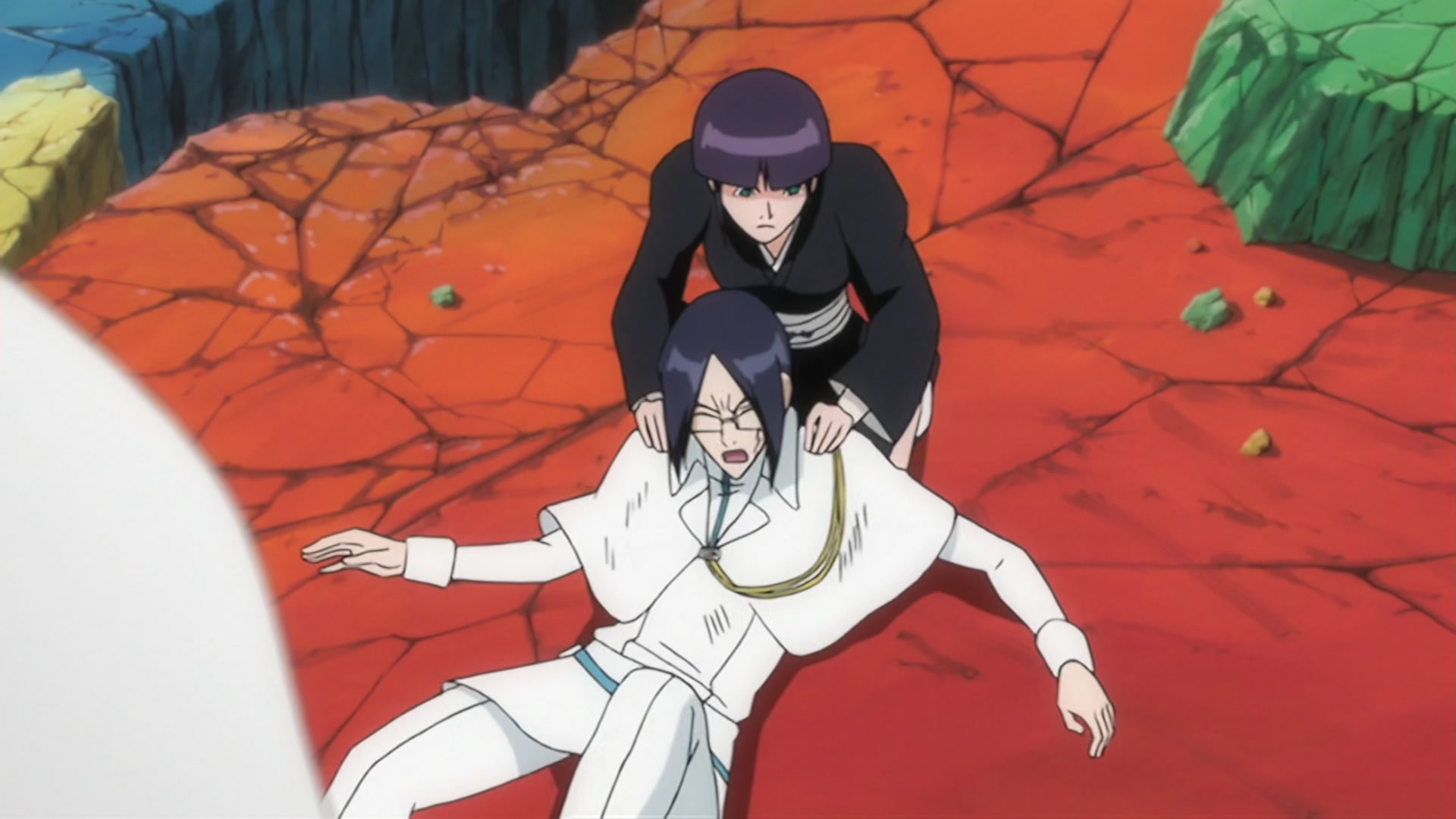 Bleach Ep 200: The Hardest Body!? Cut Down Nnoitra @ 00:14:16