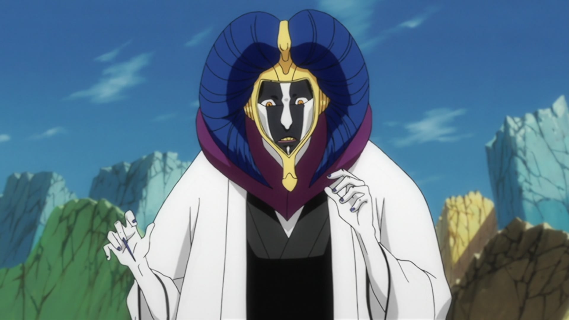 Bleach Ep 200: The Hardest Body!? Cut Down Nnoitra @ 00:14:20