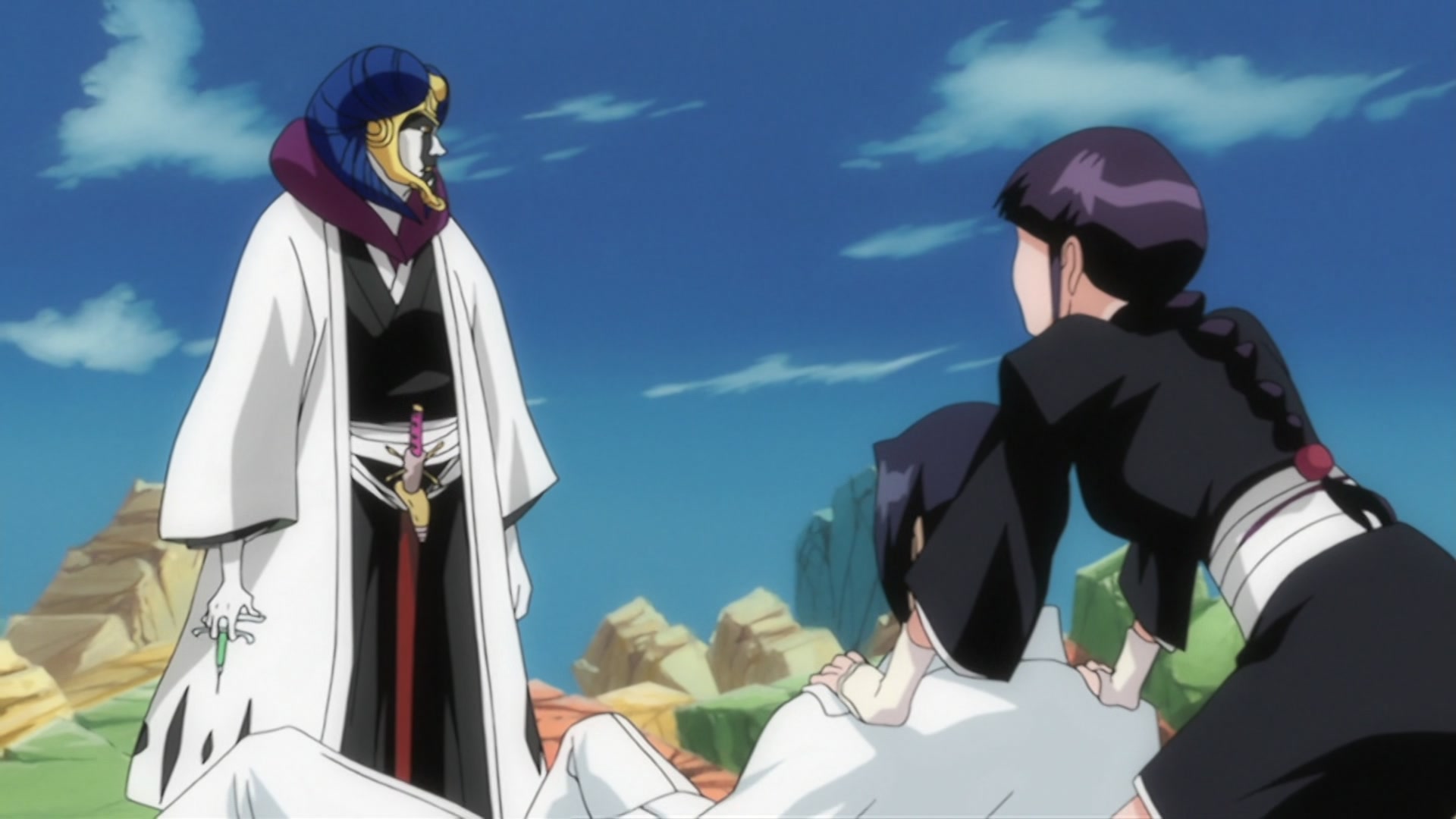 Bleach Ep 200: The Hardest Body!? Cut Down Nnoitra @ 00:14:34