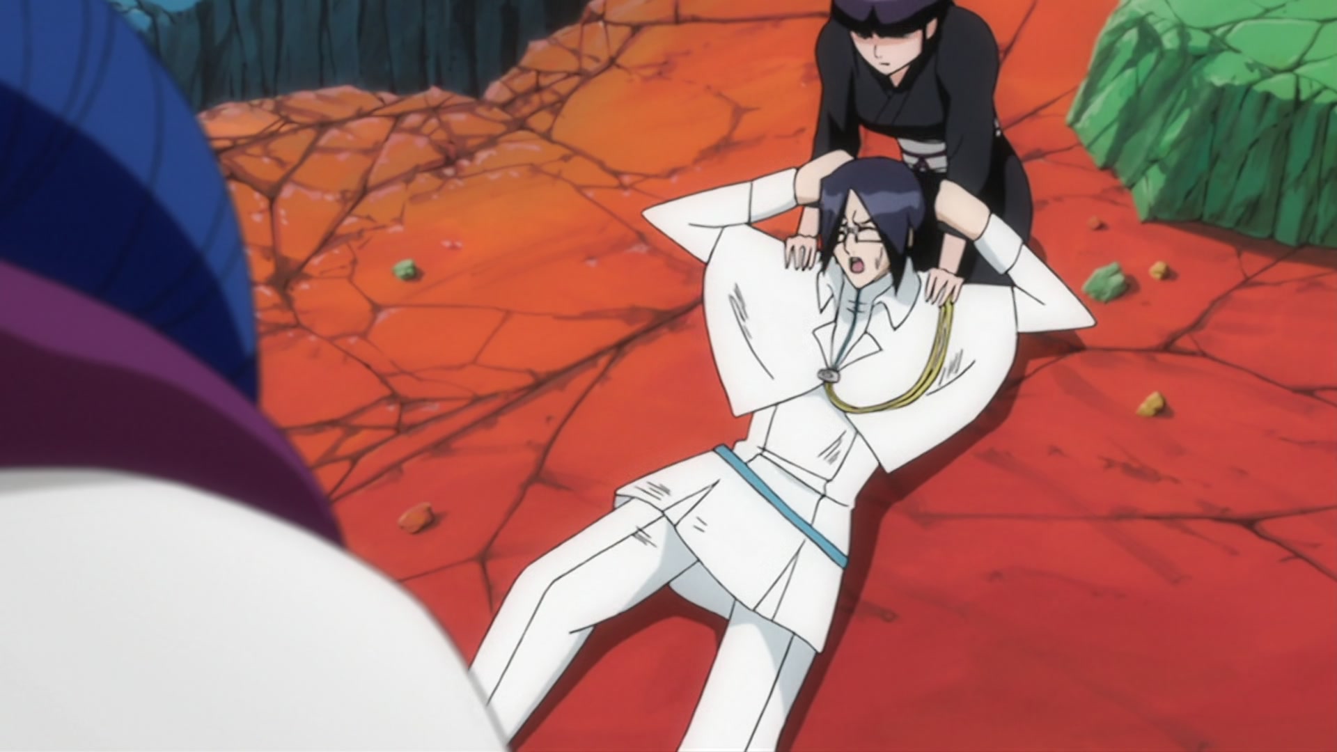 Bleach Ep 200: The Hardest Body!? Cut Down Nnoitra @ 00:14:39