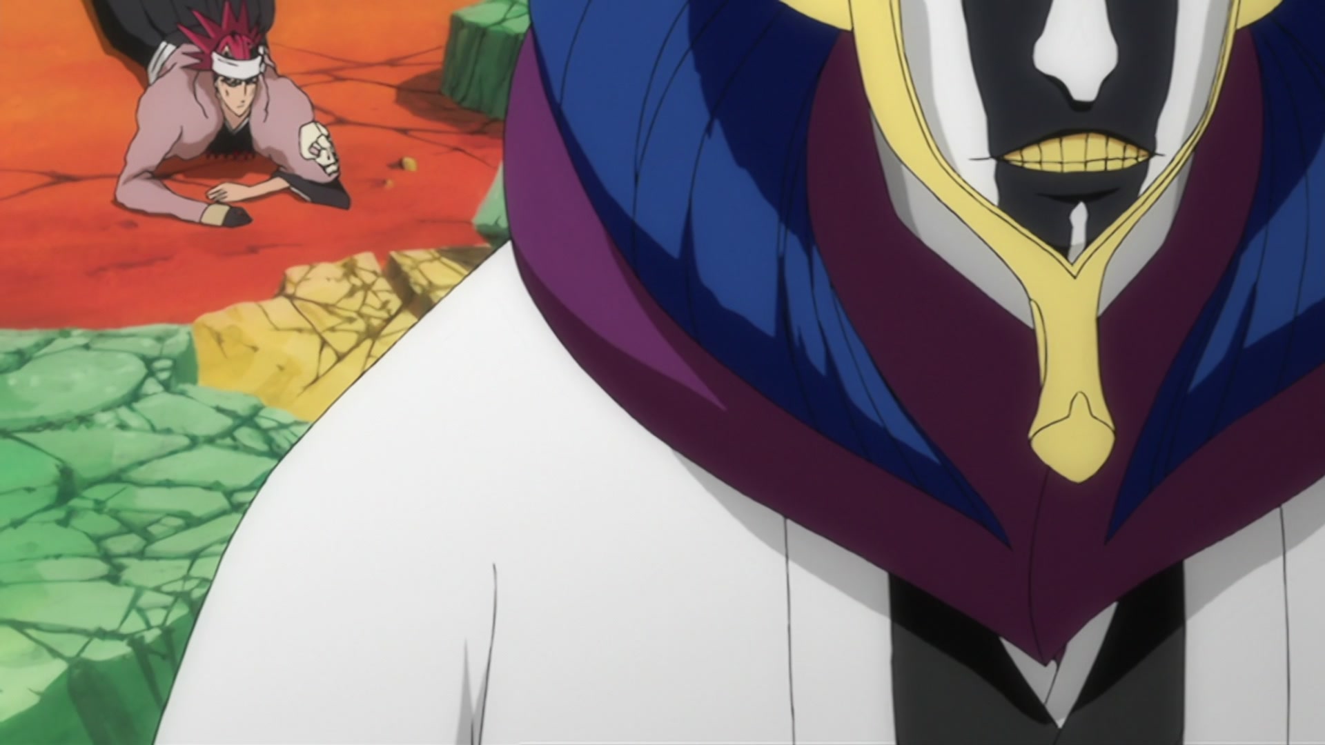 Bleach Ep 200: The Hardest Body!? Cut Down Nnoitra @ 00:16:07