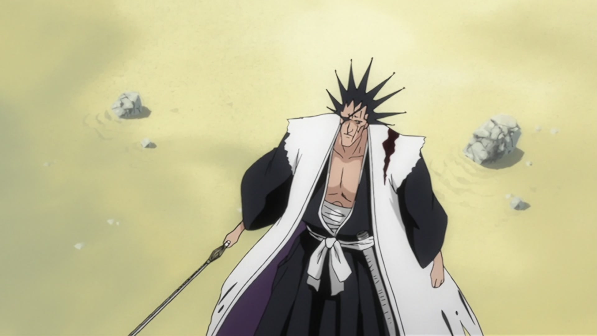 Bleach Ep 200: The Hardest Body!? Cut Down Nnoitra @ 00:16:53