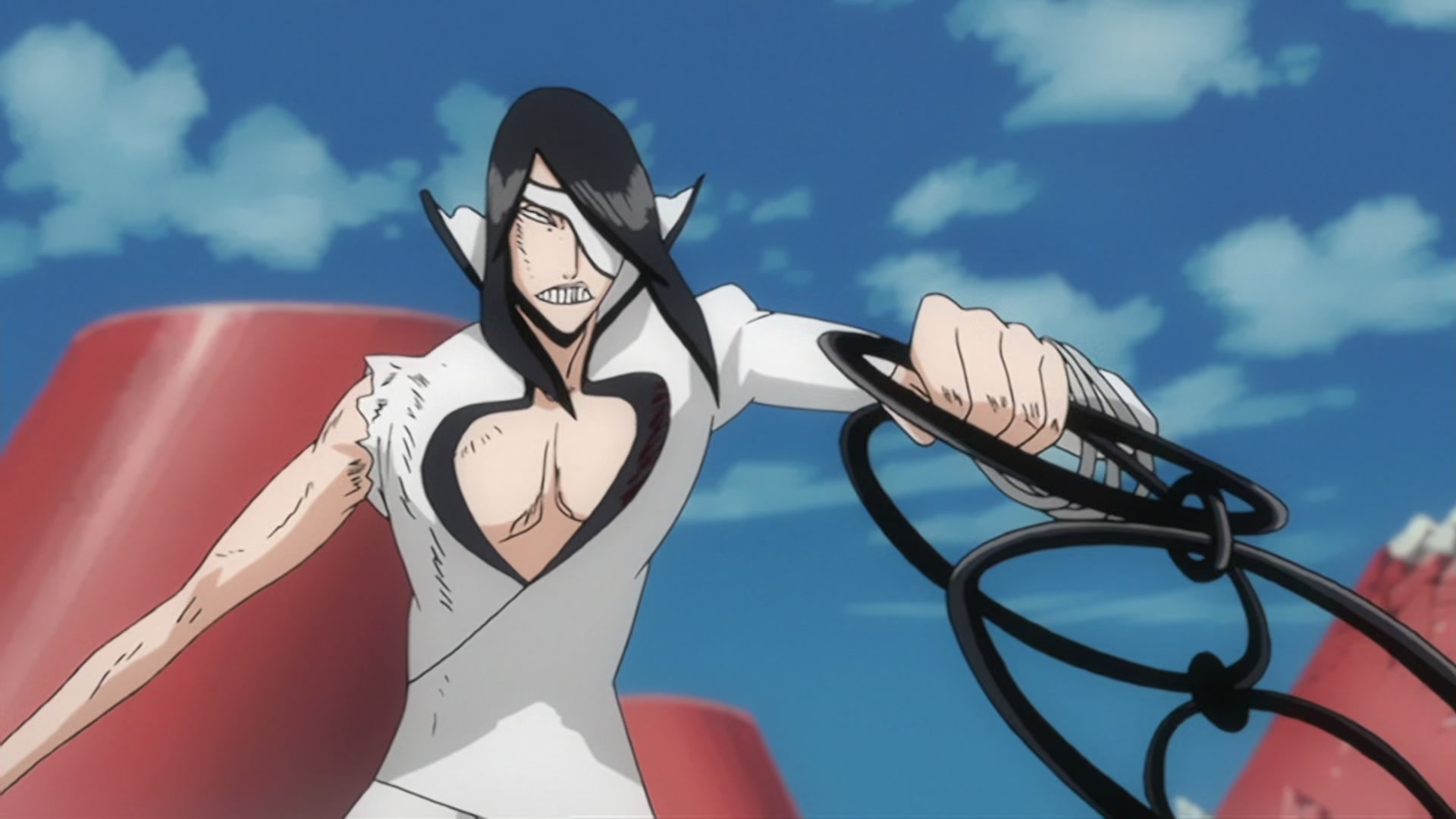 Bleach Ep 200: The Hardest Body!? Cut Down Nnoitra @ 00:17:49