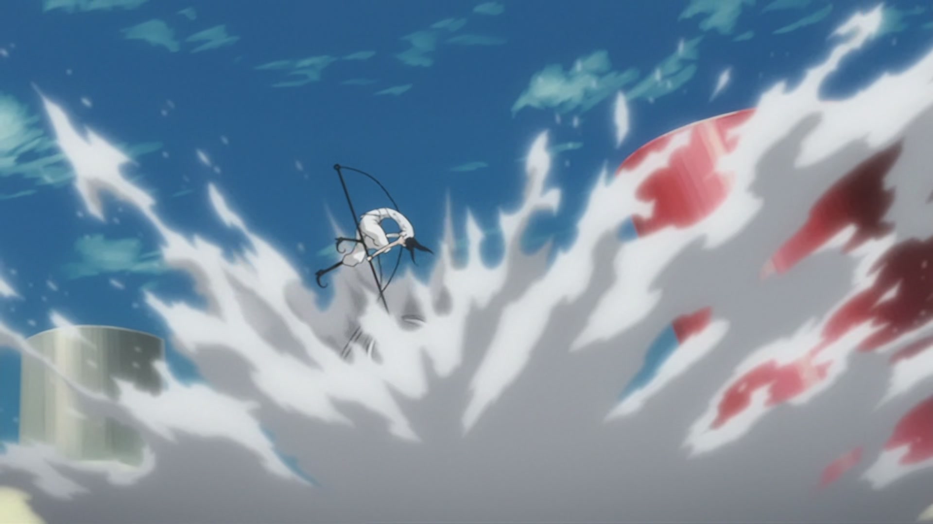Bleach Ep 200: The Hardest Body!? Cut Down Nnoitra @ 00:18:45
