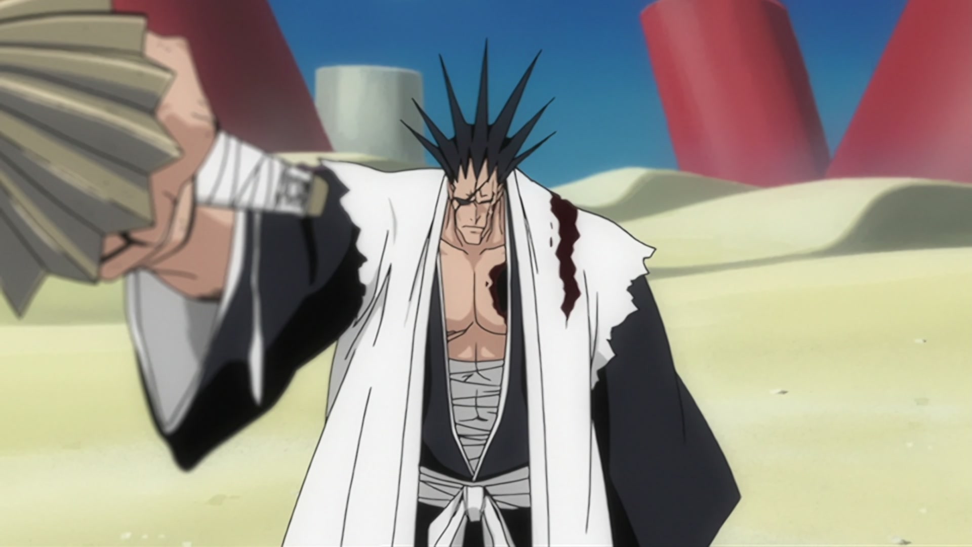 Bleach Ep 200: The Hardest Body!? Cut Down Nnoitra @ 00:20:18