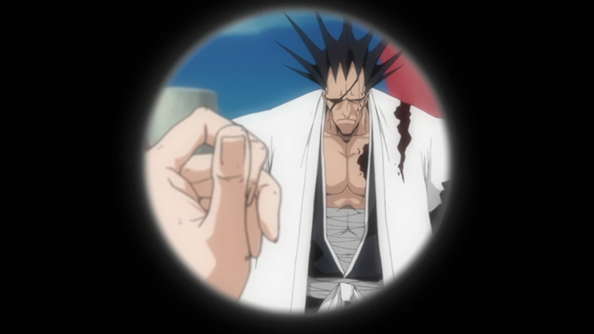 Bleach Ep 200: The Hardest Body!? Cut Down Nnoitra @ 00:21:04