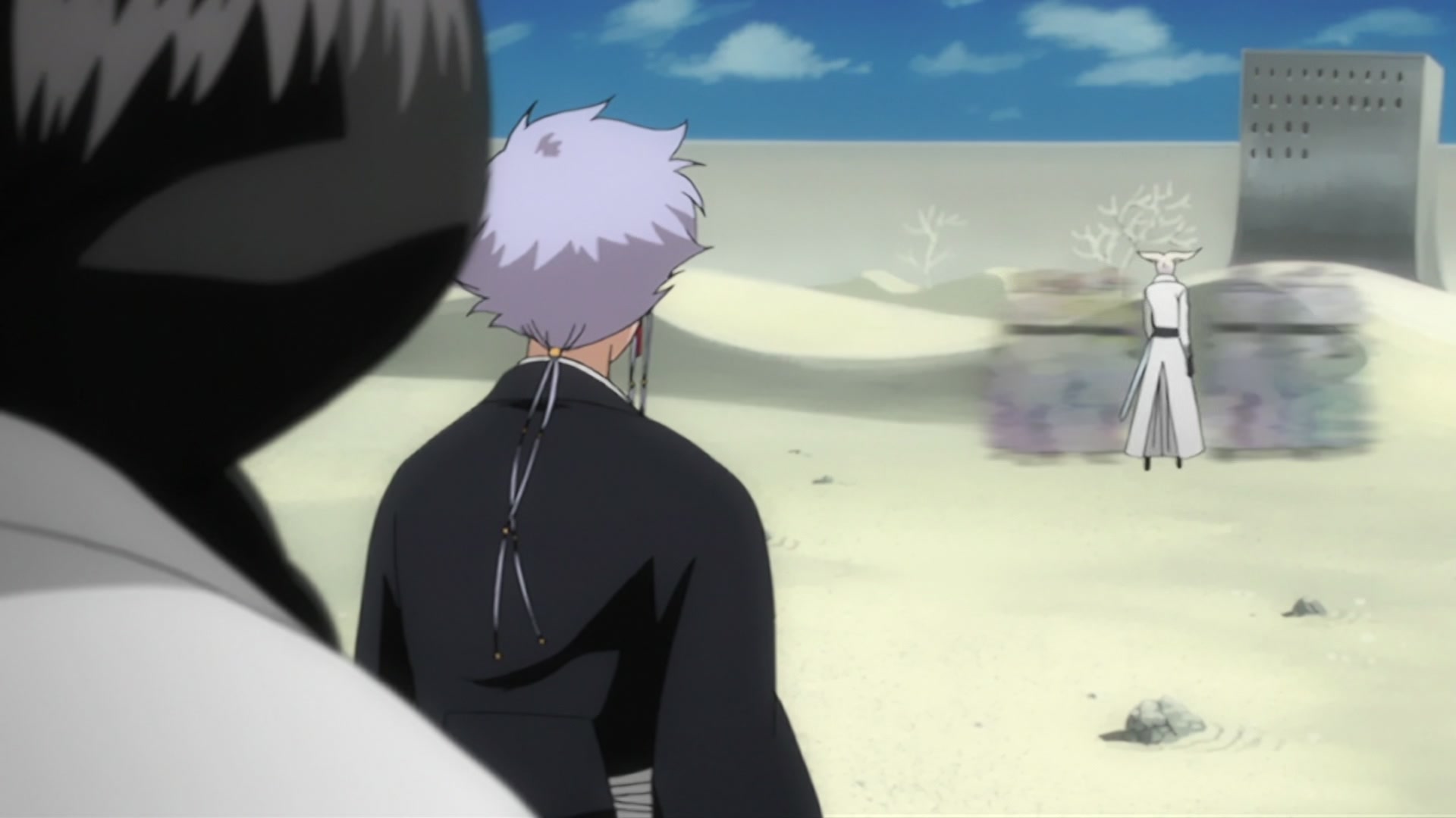 Bleach Ep 201: Nnoitra Released! Multiplying Arms @ 00:01:49