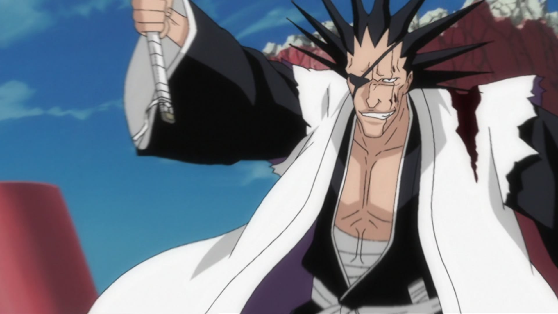Bleach Ep 201: Nnoitra Released! Multiplying Arms @ 00:02:18