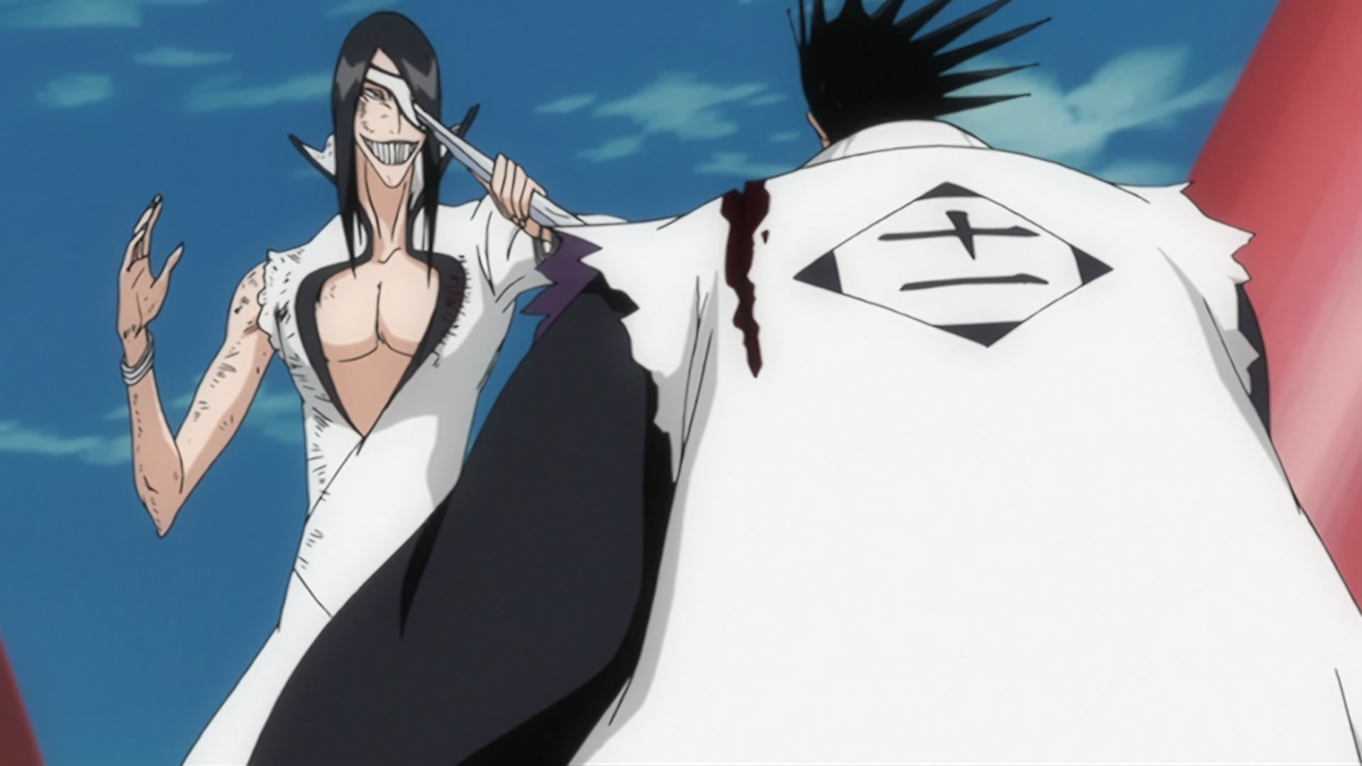 Bleach Ep 201: Nnoitra Released! Multiplying Arms @ 00:03:35