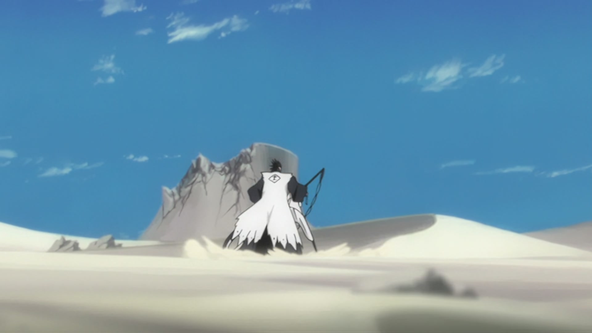 Bleach Ep 201: Nnoitra Released! Multiplying Arms @ 00:05:25