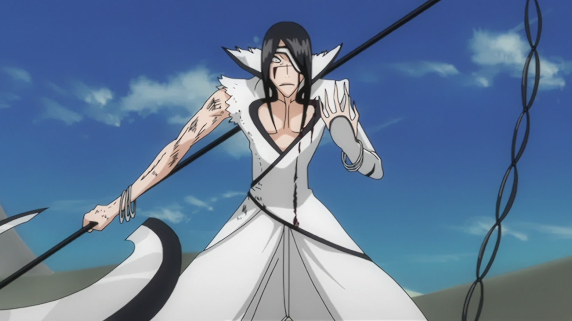 Bleach Ep 201: Nnoitra Released! Multiplying Arms @ 00:08:47