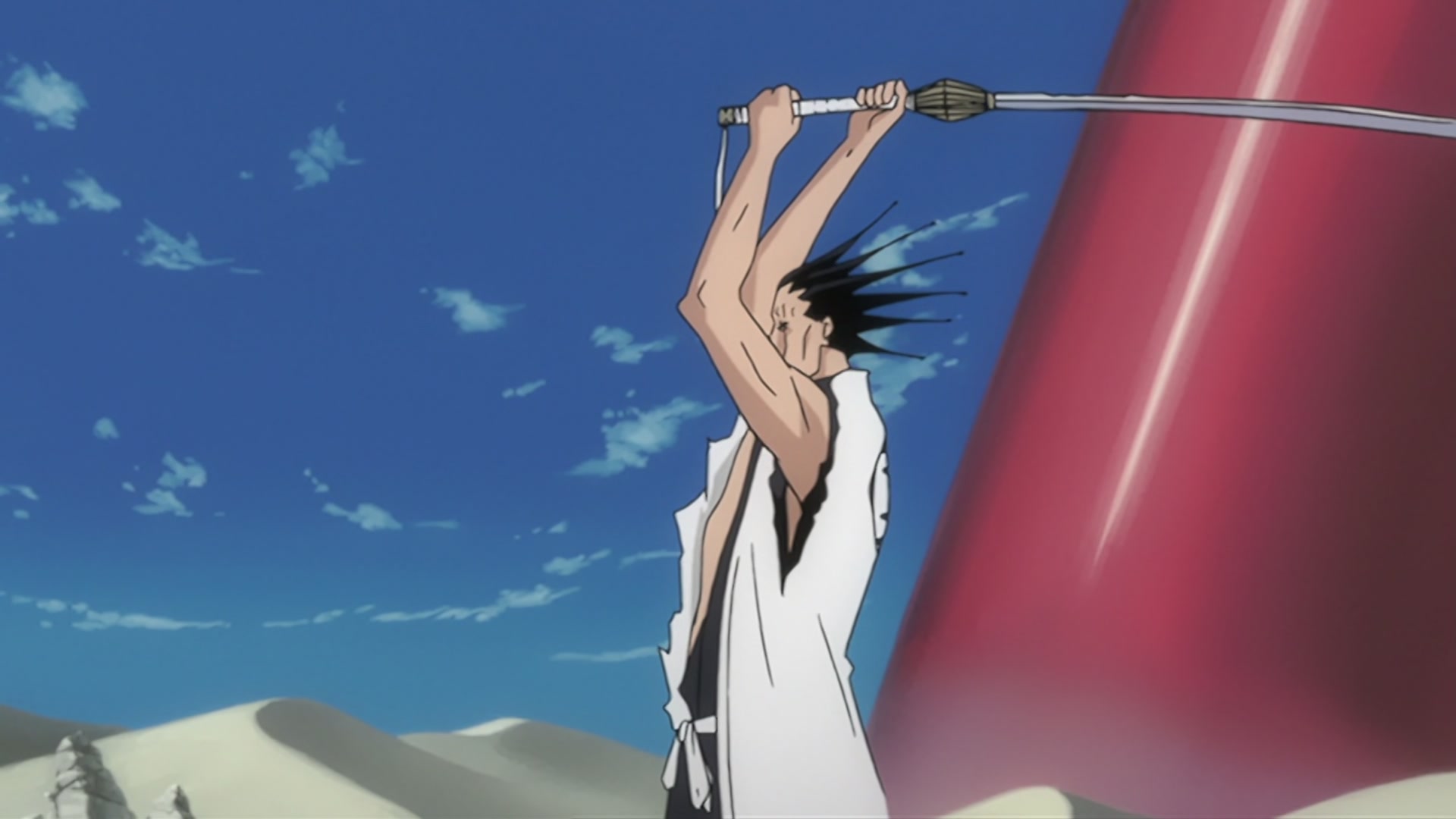 Bleach Ep 203: Karakura Town Gathers! Aizen versus Shinigami @ 00:04:11