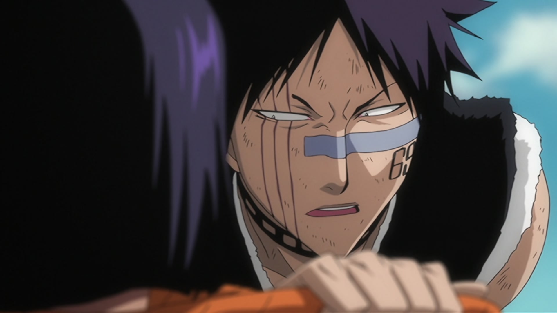 Bleach Ep 220: Ikkaku Falls! The Shinigami's Crisis @ 00:03:52