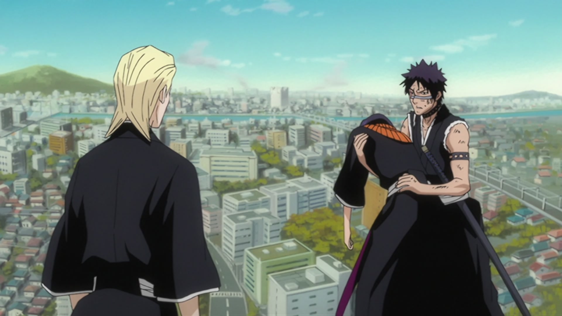 Bleach Ep 220: Ikkaku Falls! The Shinigami's Crisis @ 00:04:26