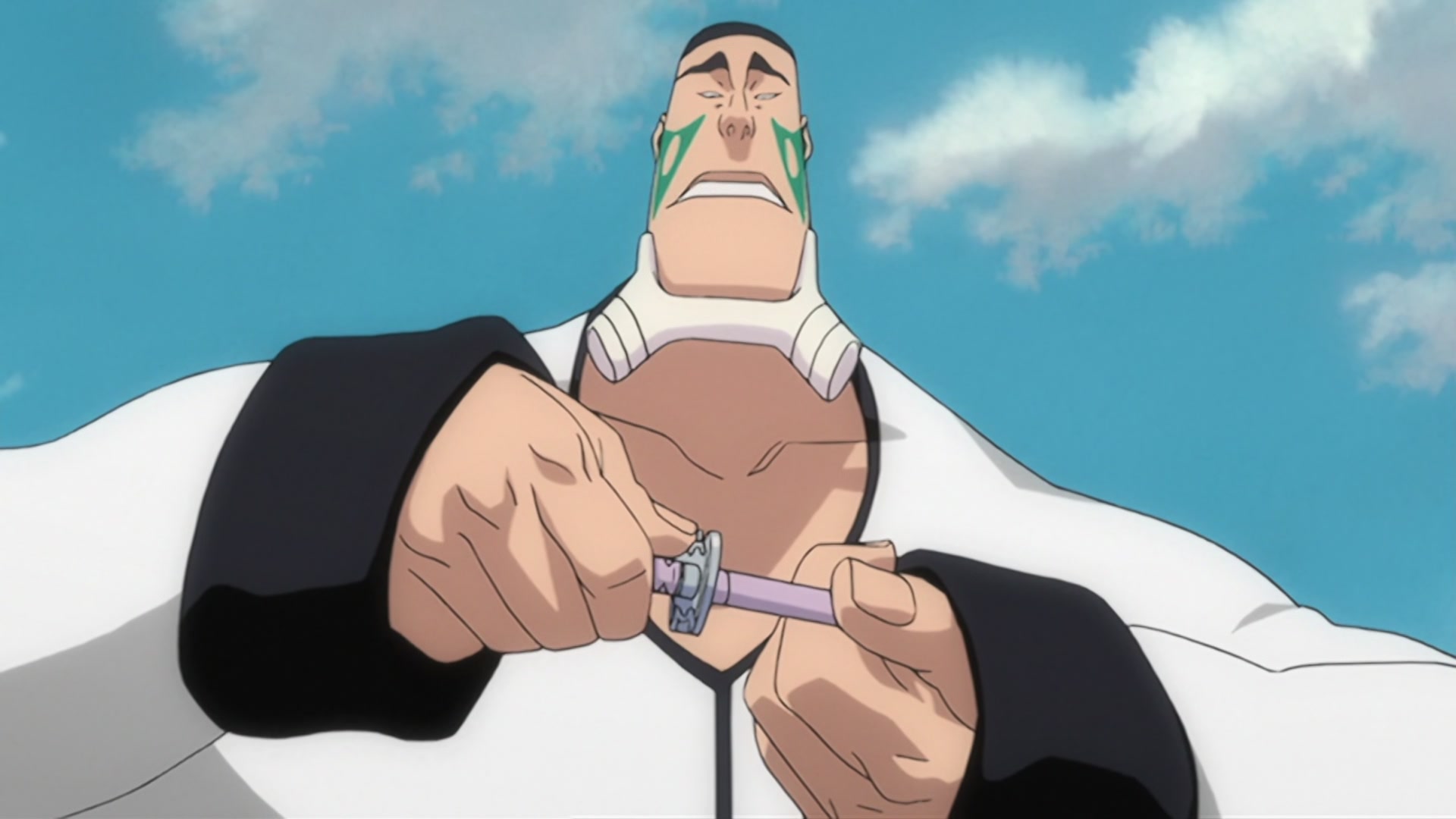 Bleach Ep 220: Ikkaku Falls! The Shinigami's Crisis @ 00:08:38