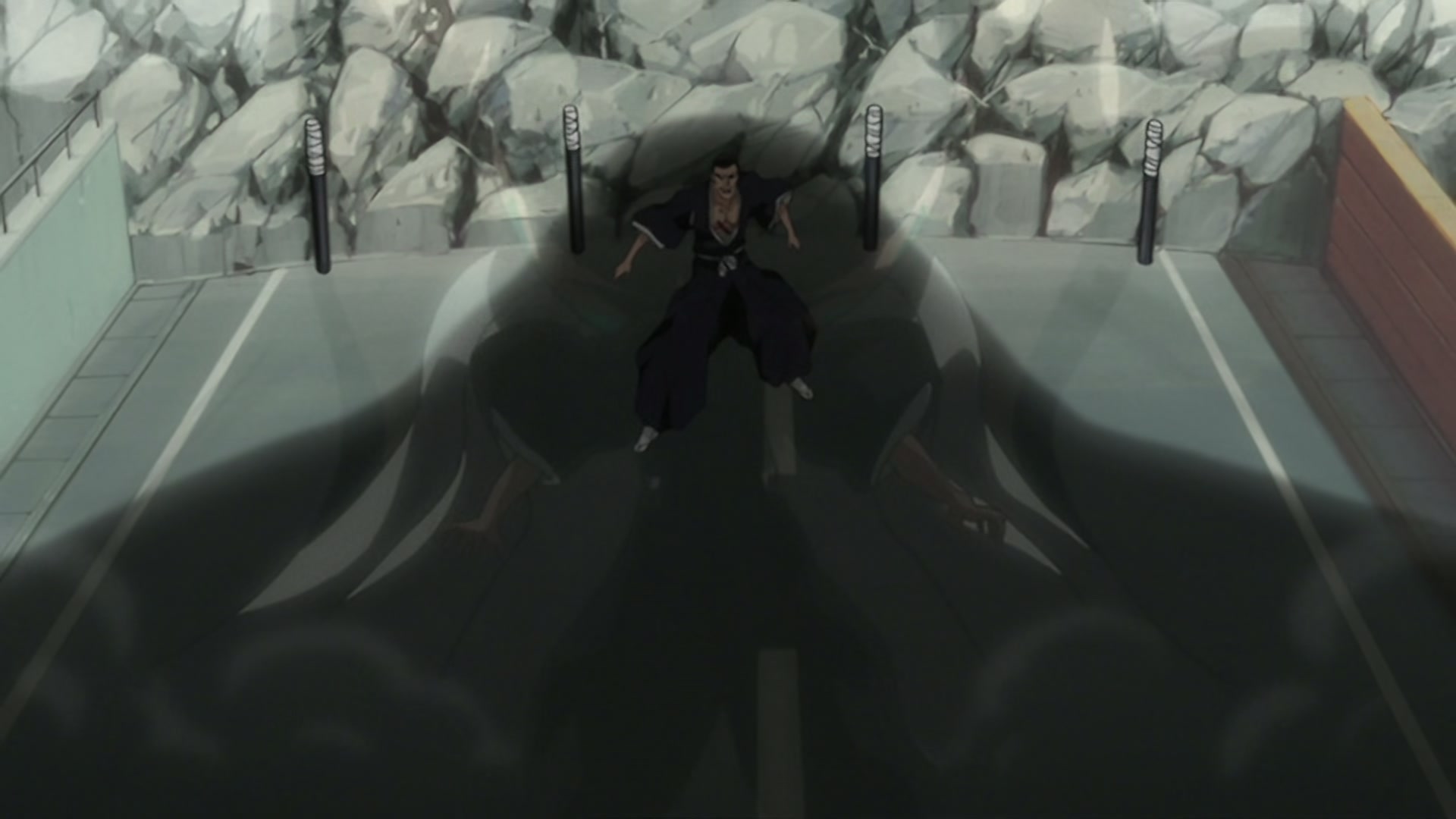 Bleach Ep 220: Ikkaku Falls! The Shinigami's Crisis @ 00:09:02