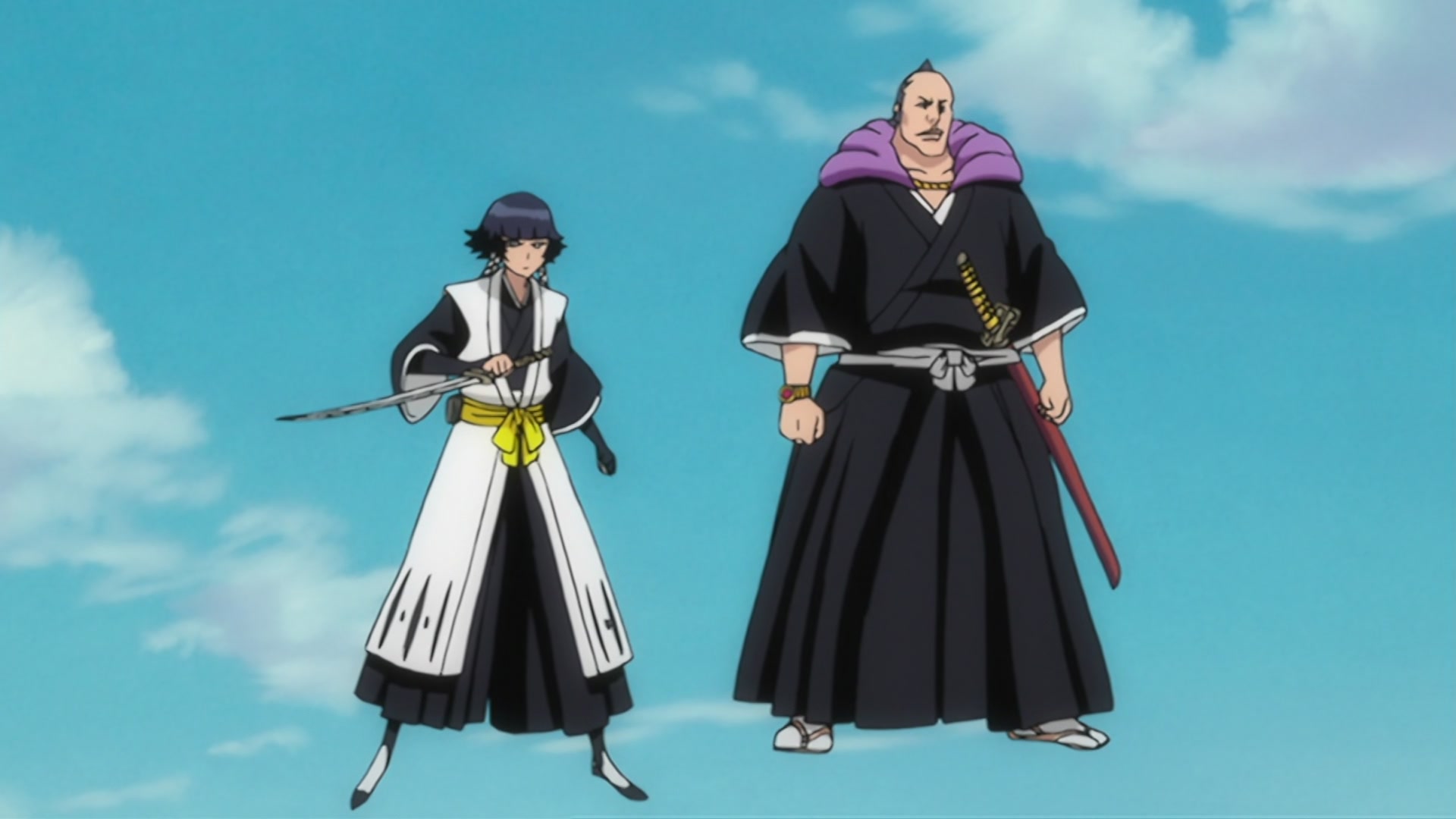 Bleach Ep 222: The Most Evil Tag!? Soi Fon & Omaeda @ 00:03:09