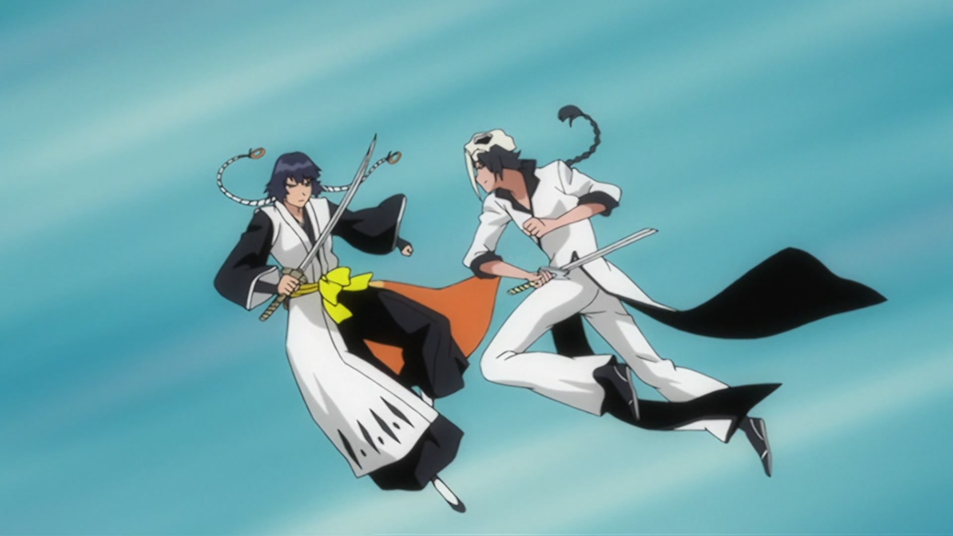 Bleach Ep 222: The Most Evil Tag!? Soi Fon & Omaeda @ 00:04:35
