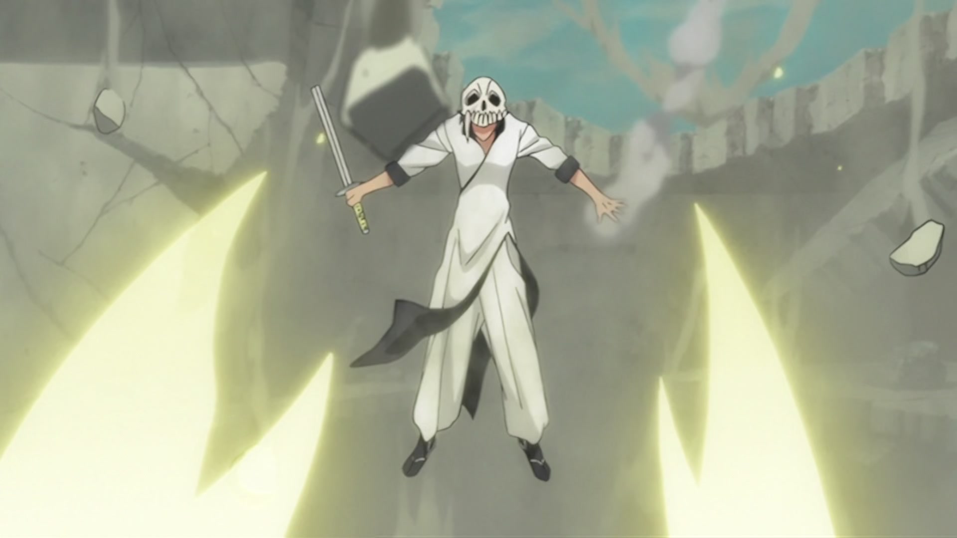 Bleach Ep 222: The Most Evil Tag!? Soi Fon & Omaeda @ 00:06:01