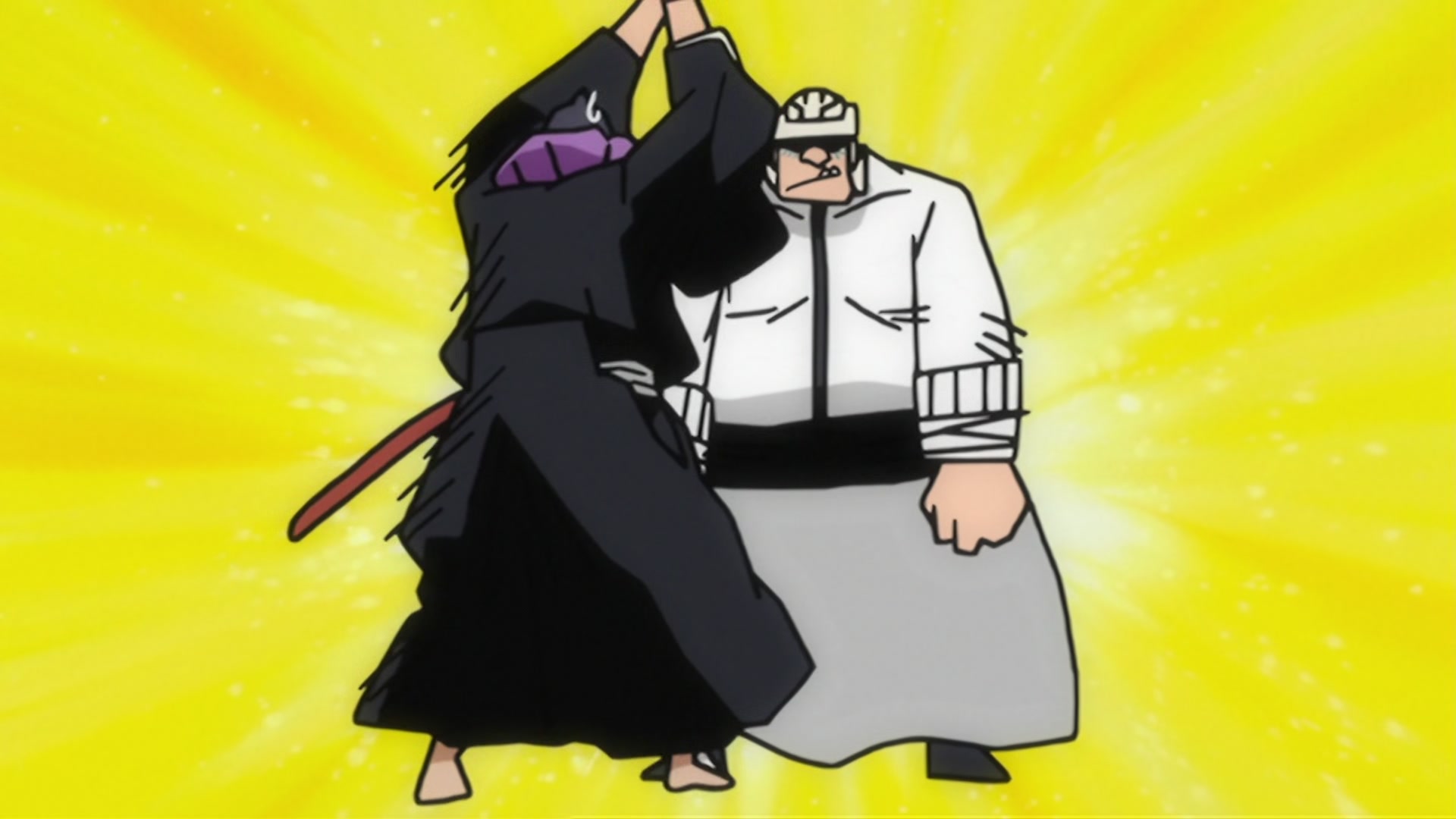 Bleach Ep 222: The Most Evil Tag!? Soi Fon & Omaeda @ 00:07:22