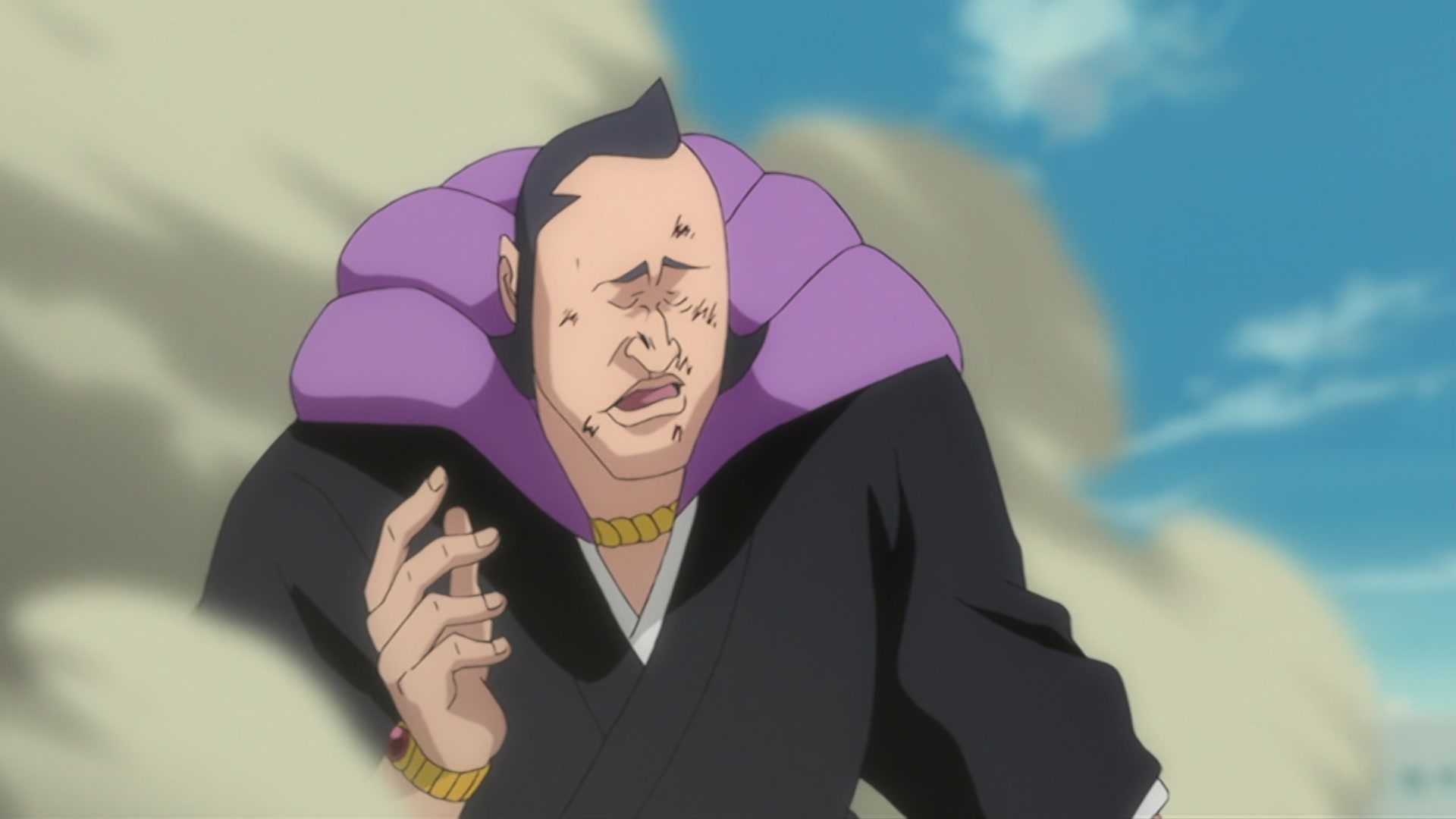 Bleach Ep 222: The Most Evil Tag!? Soi Fon & Omaeda @ 00:08:57
