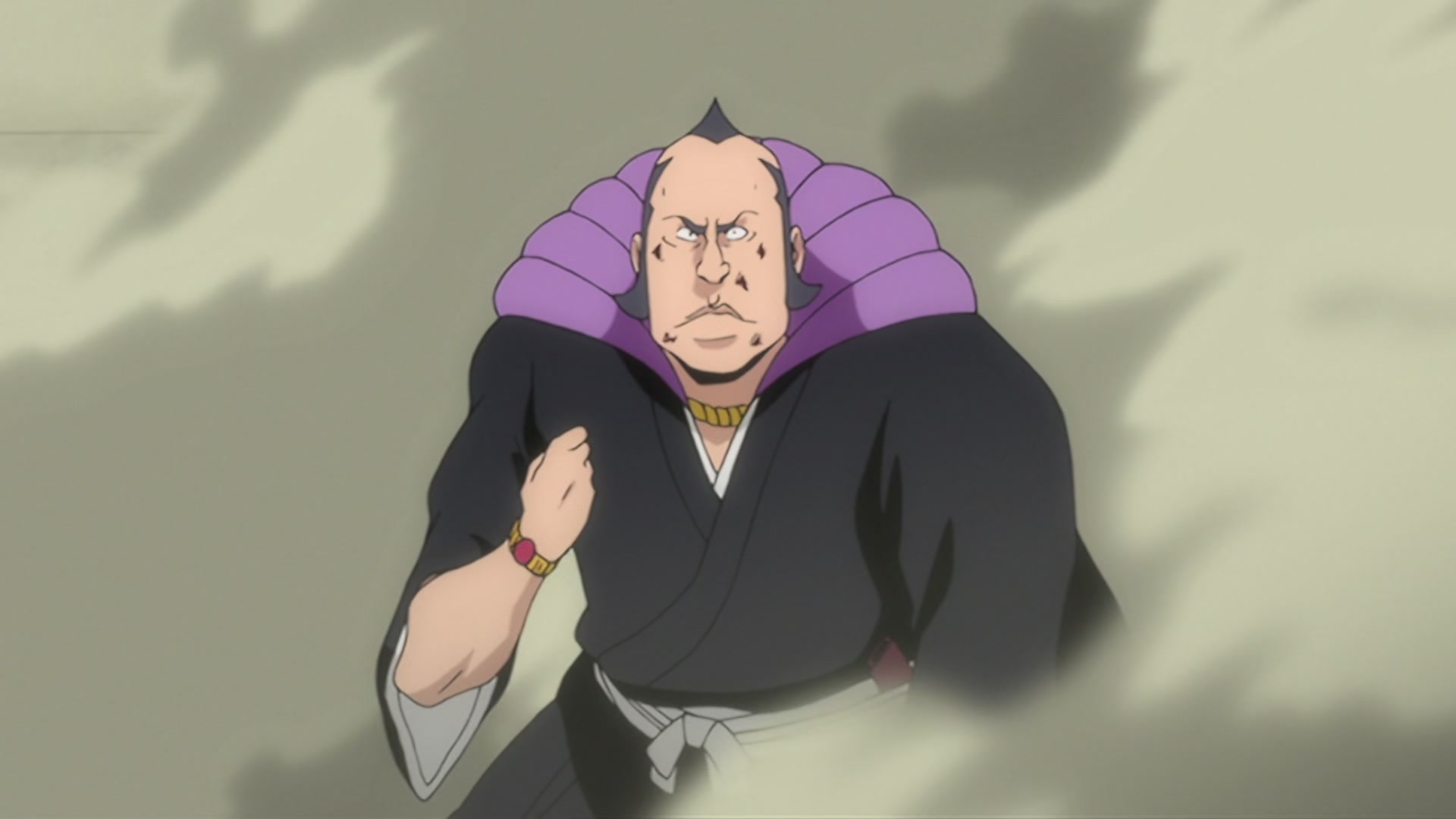 Bleach Ep 222: The Most Evil Tag!? Soi Fon & Omaeda @ 00:09:06