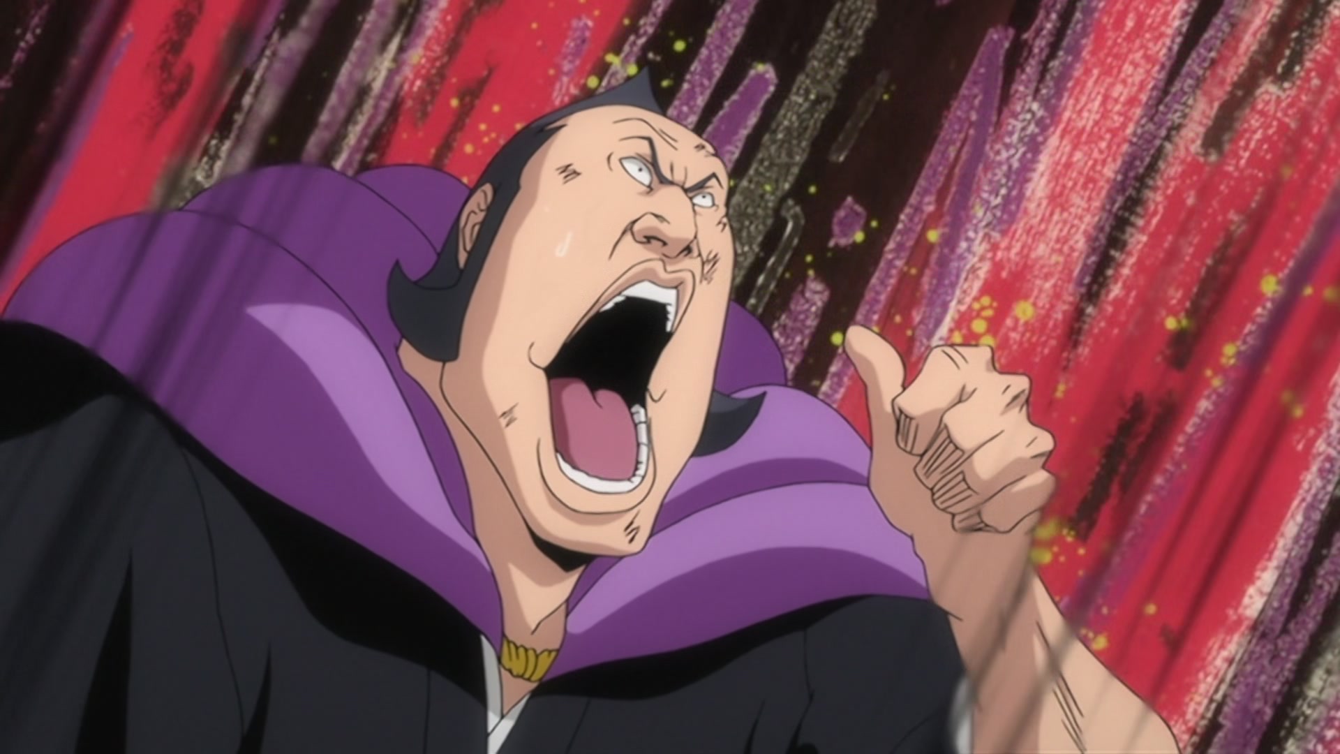 Bleach Ep 222: The Most Evil Tag!? Soi Fon & Omaeda @ 00:12:45
