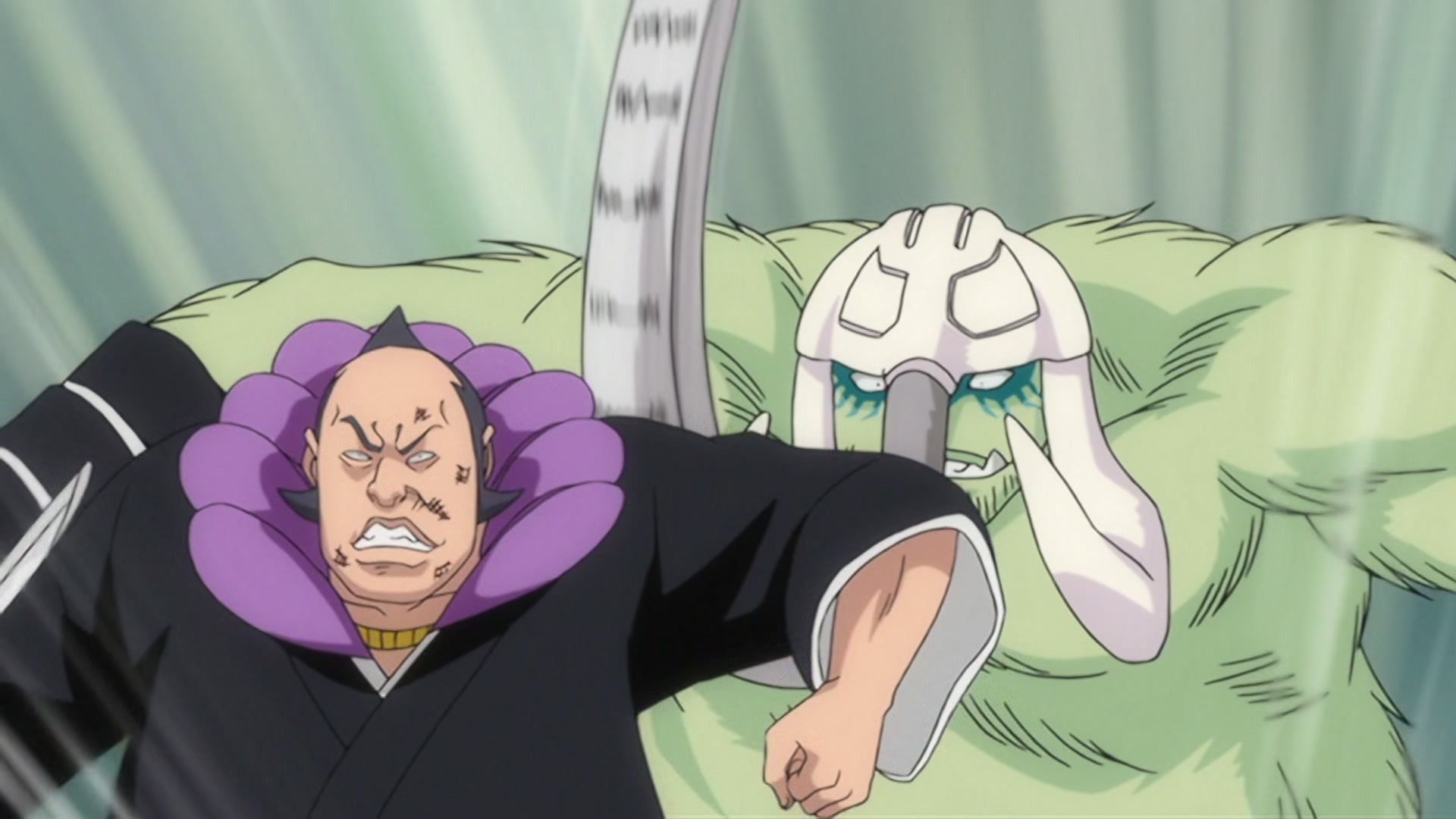 Bleach Ep 222: The Most Evil Tag!? Soi Fon & Omaeda @ 00:14:30