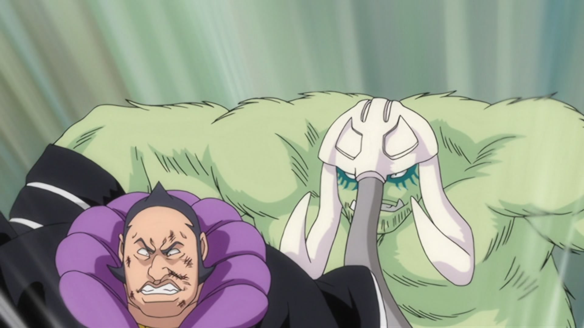 Bleach Ep 222: The Most Evil Tag!? Soi Fon & Omaeda @ 00:14:35