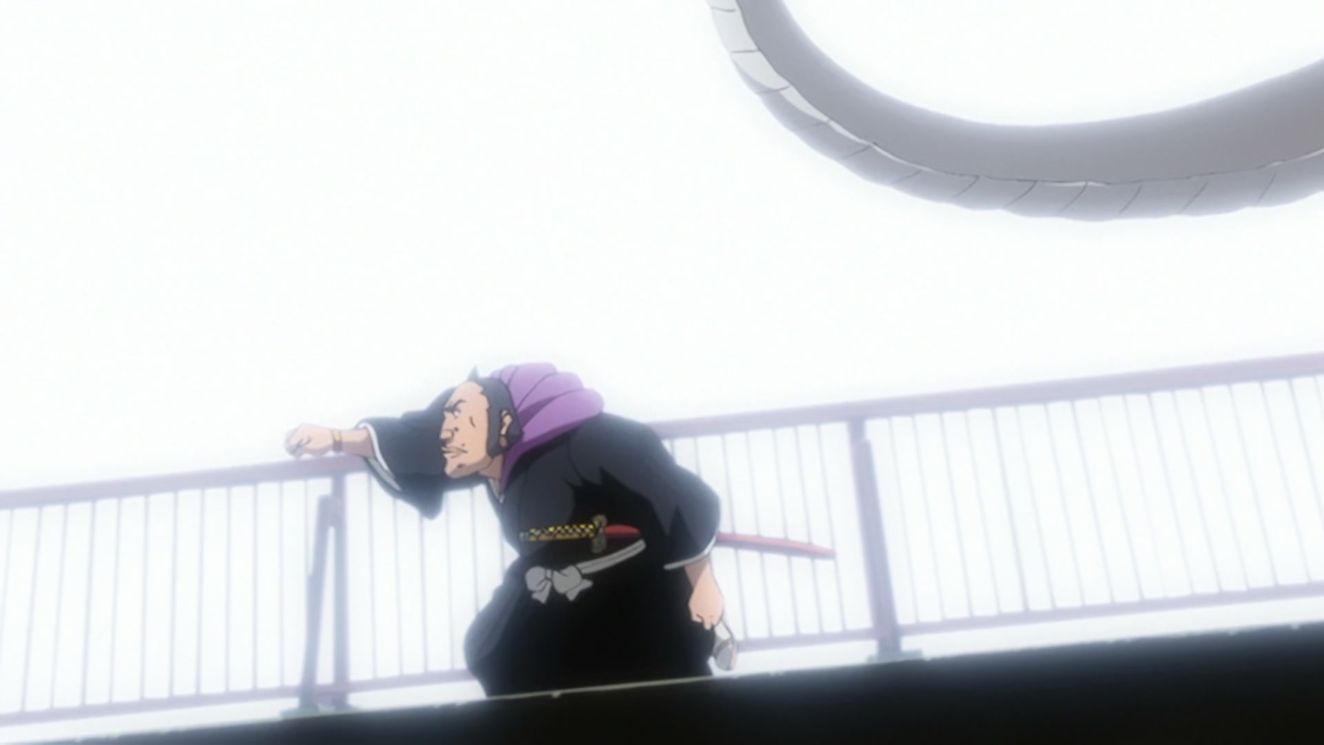 Bleach Ep 222: The Most Evil Tag!? Soi Fon & Omaeda @ 00:17:50