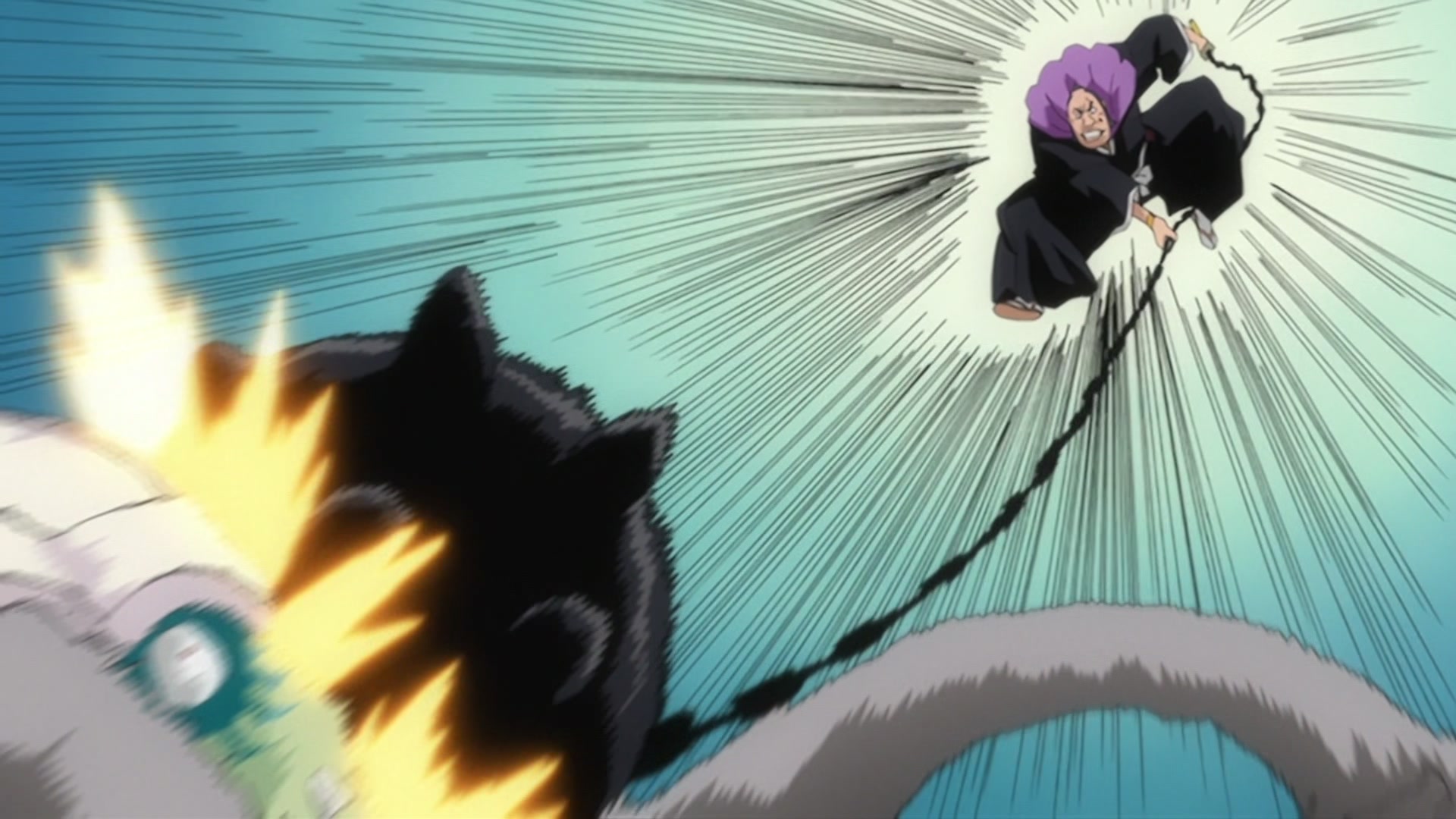 Bleach Ep 222: The Most Evil Tag!? Soi Fon & Omaeda @ 00:18:38