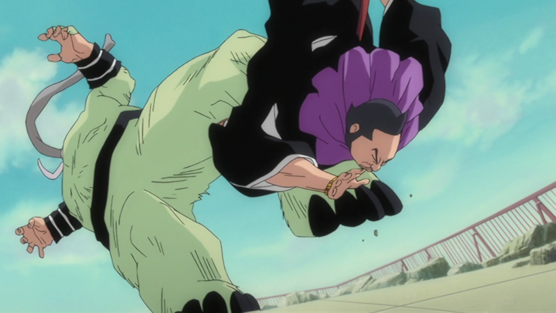 Bleach Ep 222: The Most Evil Tag!? Soi Fon & Omaeda @ 00:21:24