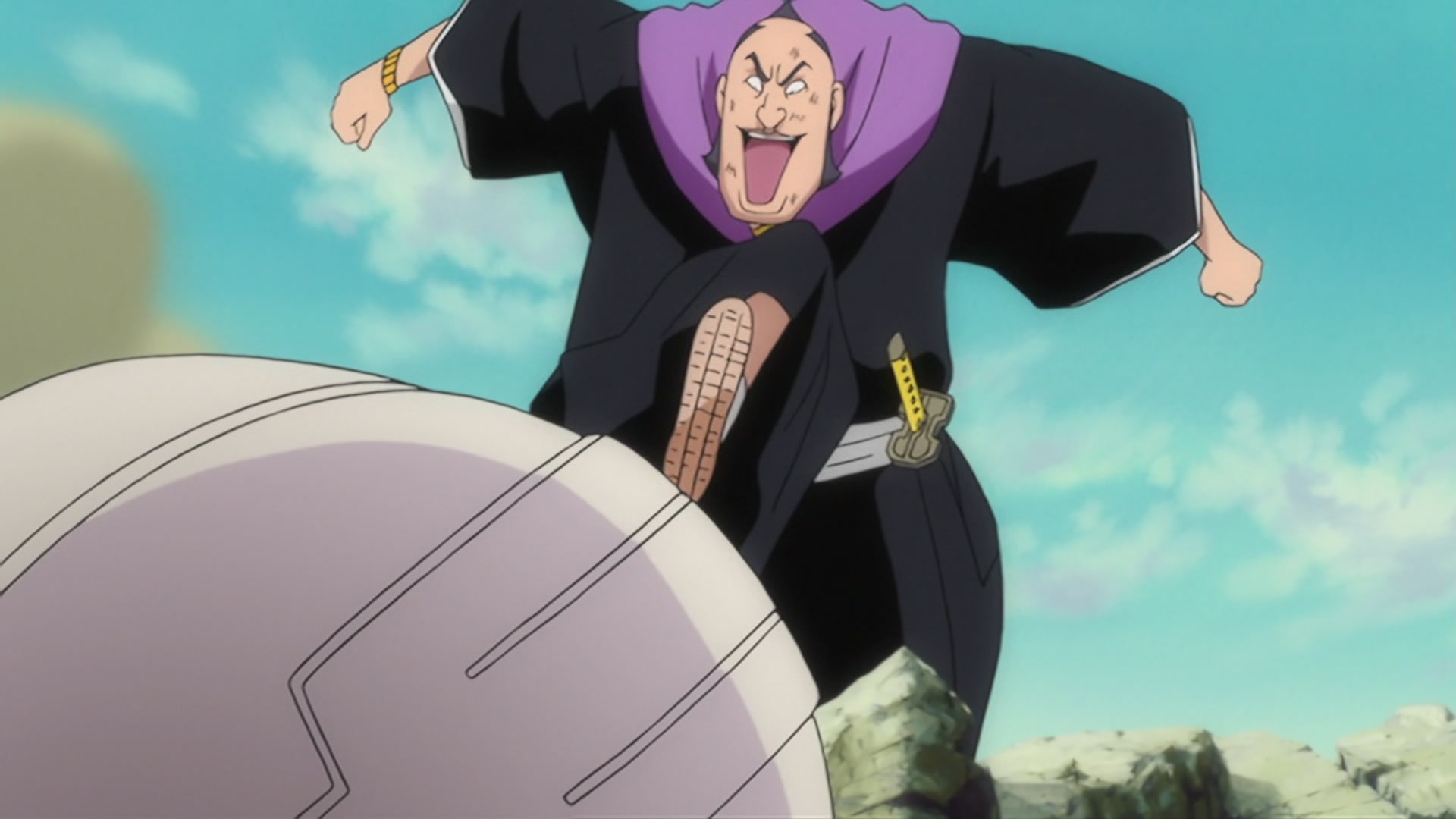 Bleach Ep 223: A Miraculous Body! Ggio Releases @ 00:04:16