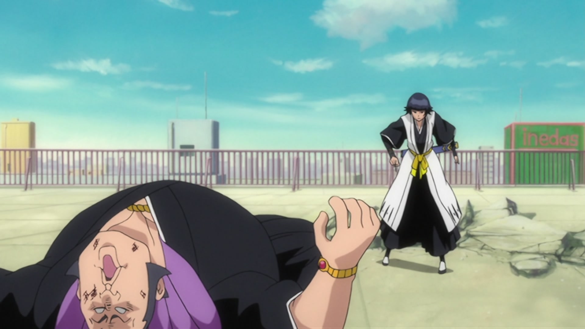 Bleach Ep 223: A Miraculous Body! Ggio Releases @ 00:05:37