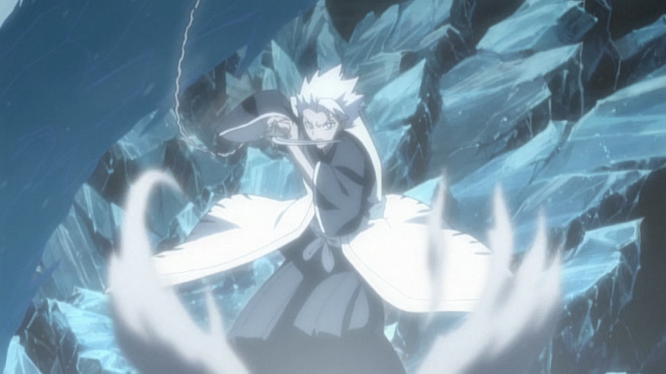 Bleach Ep 239: The Awakening Hyorinmaru! Hitsugaya's Fierce Fight @ 00:19:06