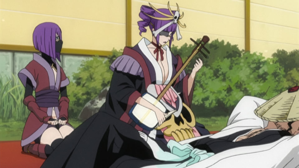Bleach Ep 264: Battle of the Females? Katen Kyokotsu vs. Nanao! @ 00:02:08