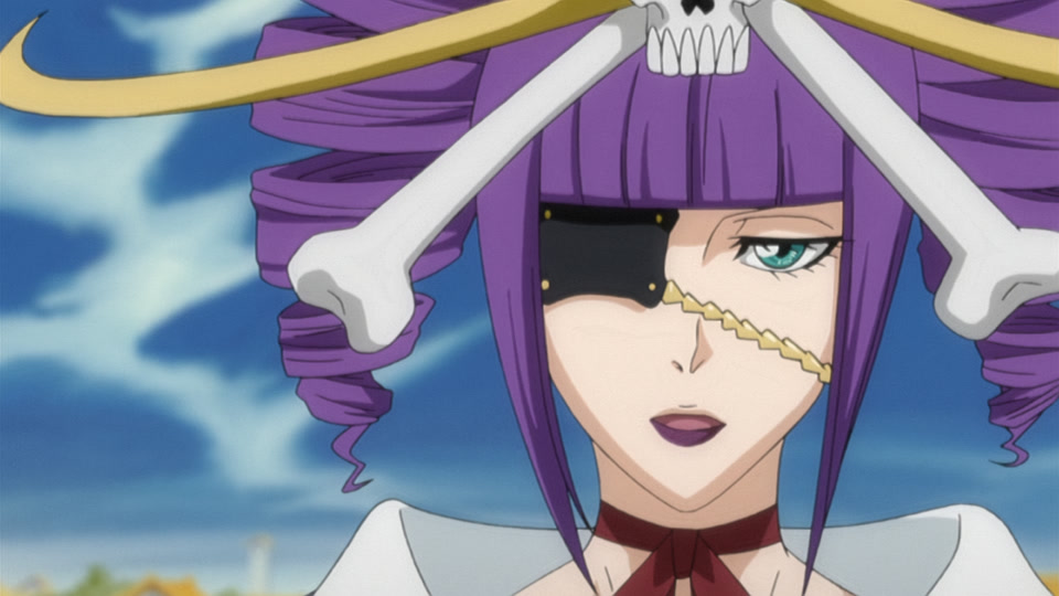 Bleach Ep 264: Battle of the Females? Katen Kyokotsu vs. Nanao! @ 00:08:14