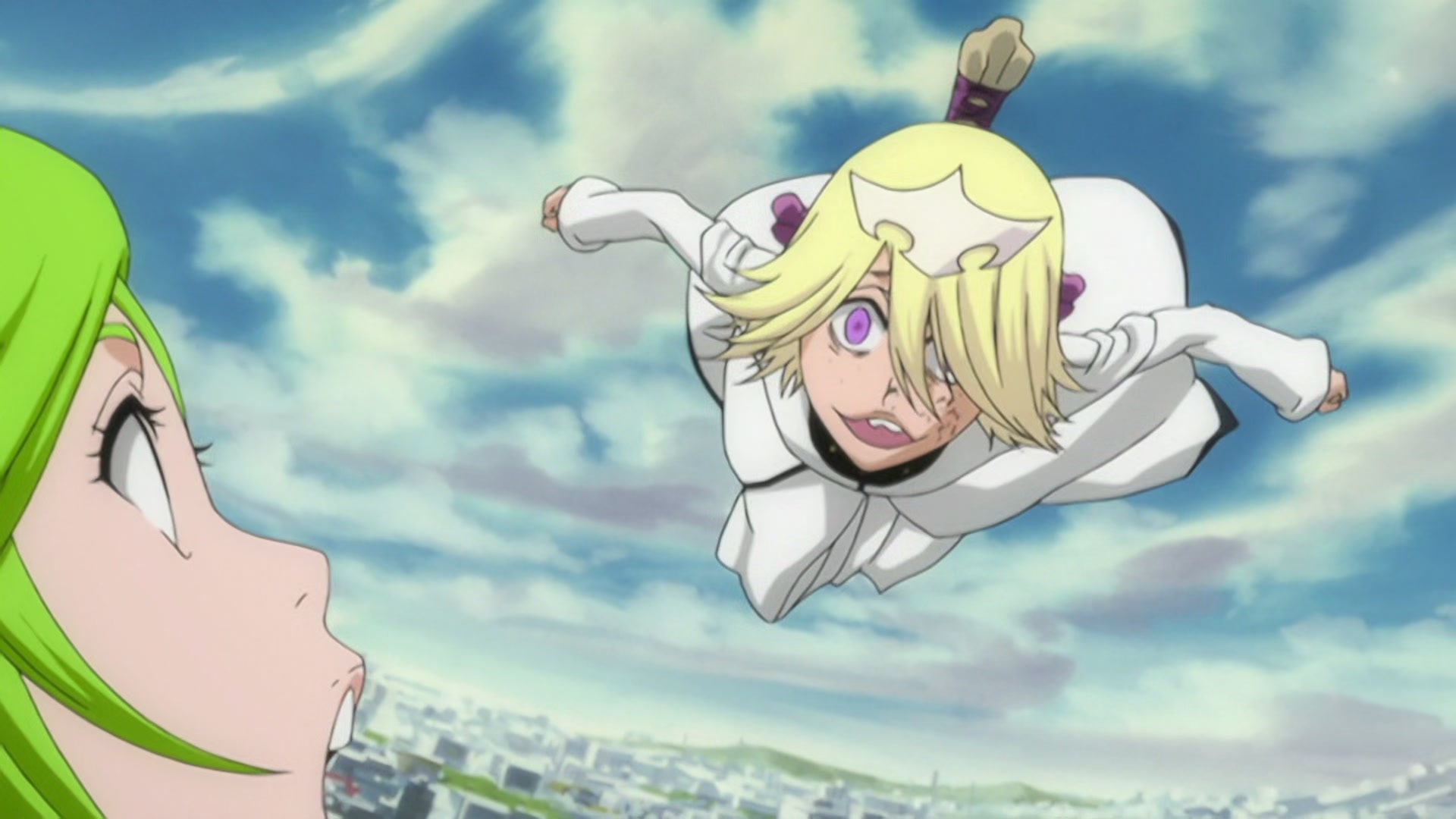 Bleach Ep 269: Ichigo and Uryu, Bonded Back to Back @ 00:01:39
