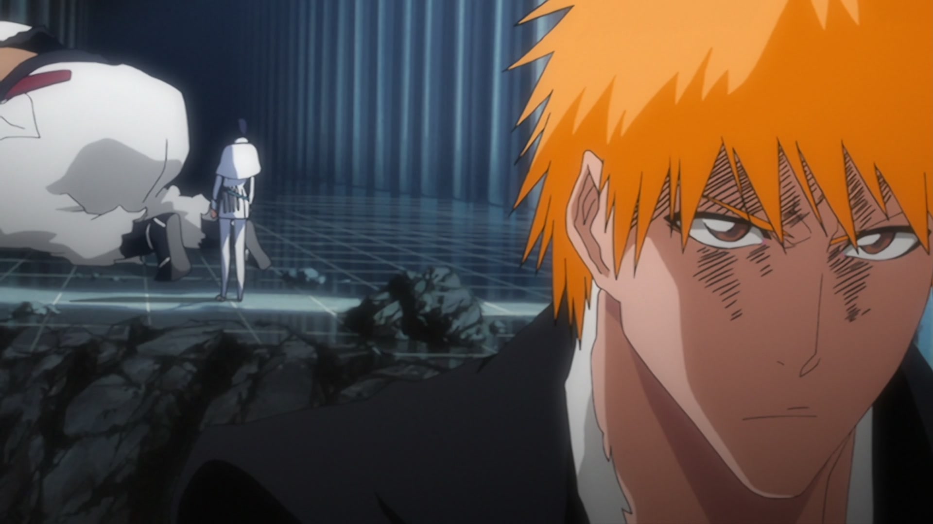 Bleach Ep 269: Ichigo and Uryu, Bonded Back to Back @ 00:03:19