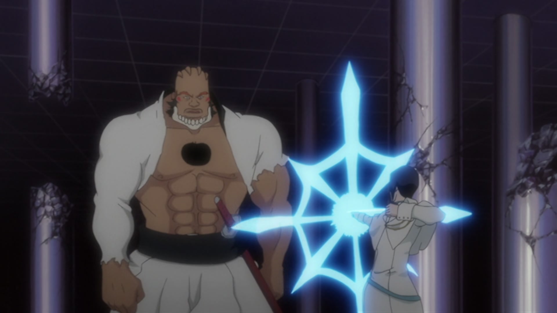 Bleach Ep 269: Ichigo and Uryu, Bonded Back to Back @ 00:08:33